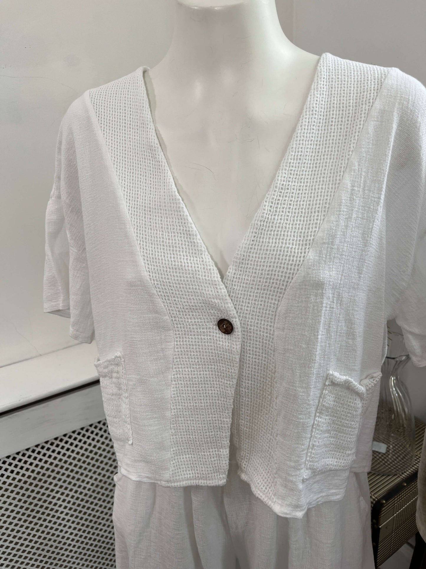 Nina Ladies Linen Blend Jacket