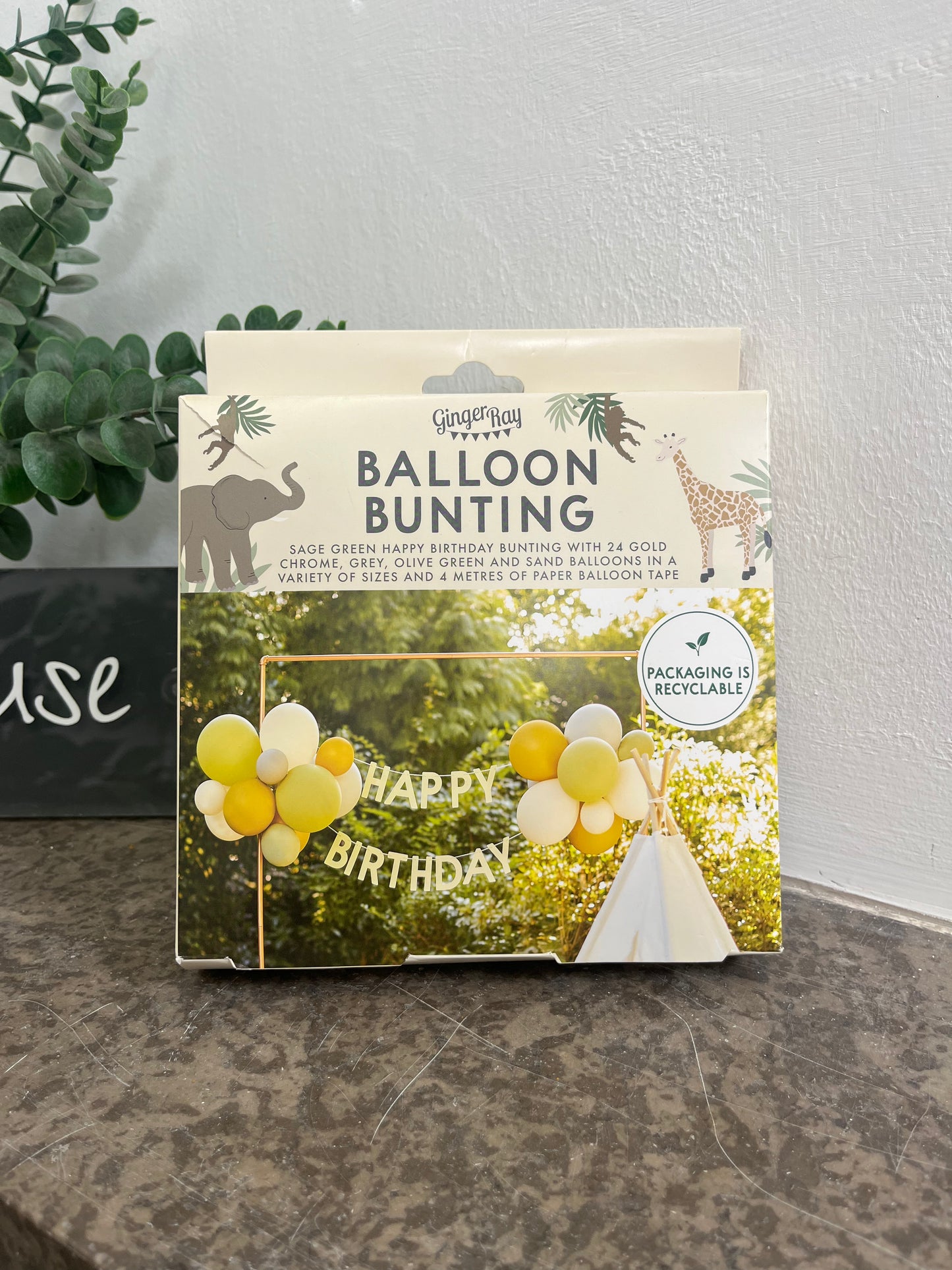 Birthday Balloon Bunting