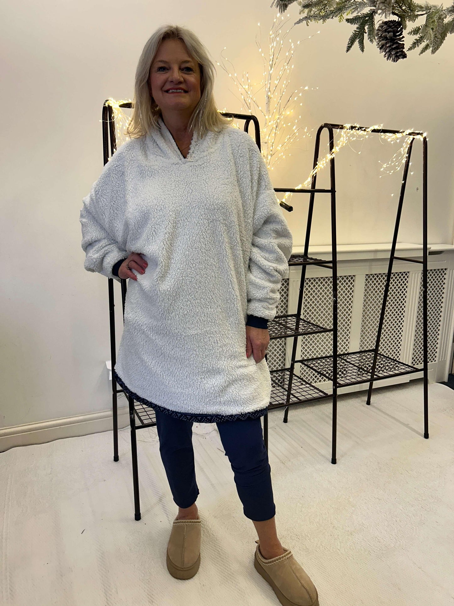 Unisex Reversible Huggle Hoodie