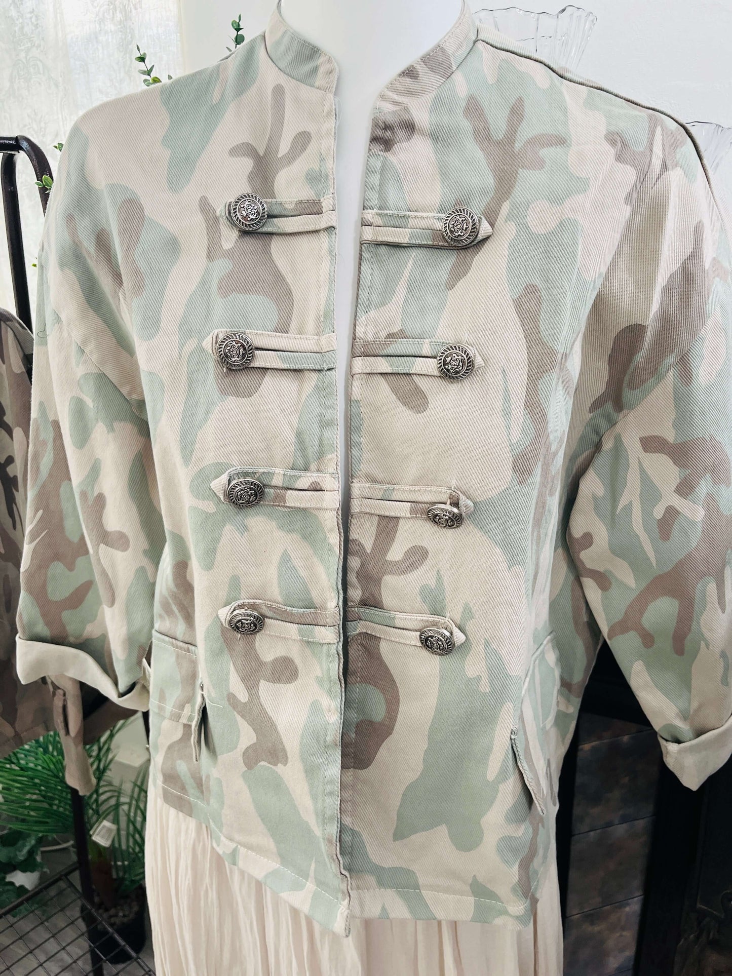 Ladies Casual Camo Jacket