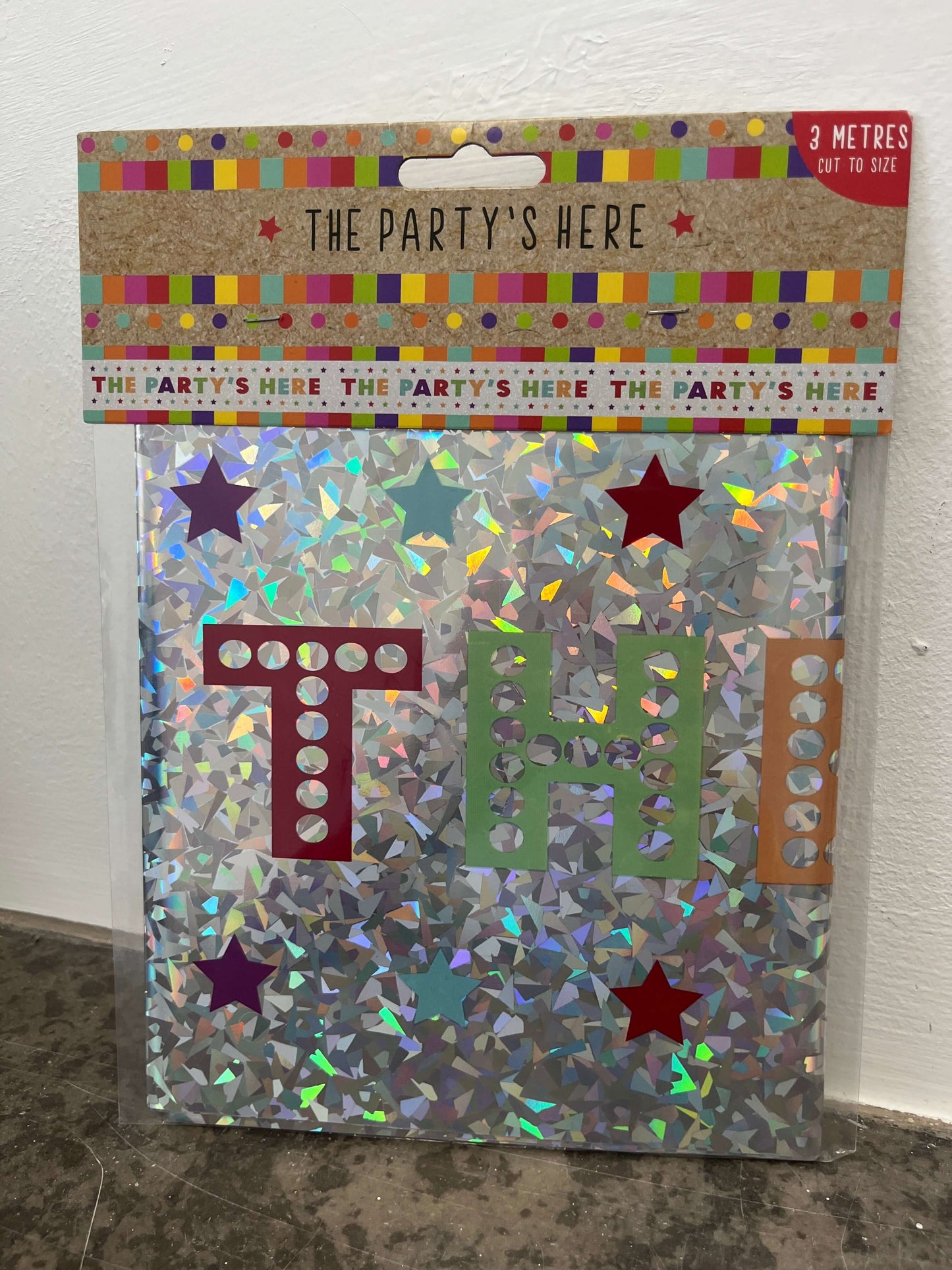 The Party's Here' Banner