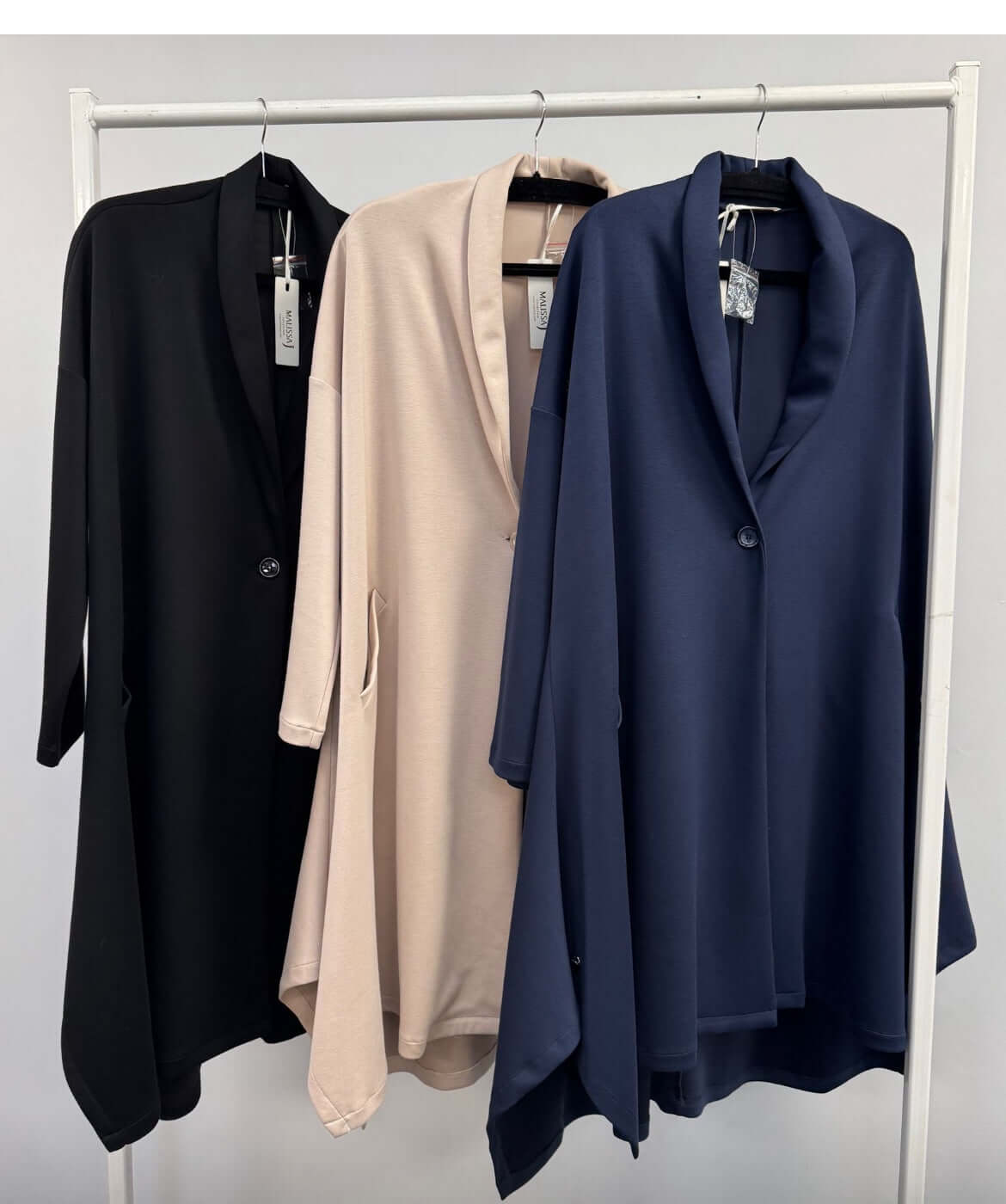 Ladies Jersey Feel Cigarette Pants and Swing Jacket