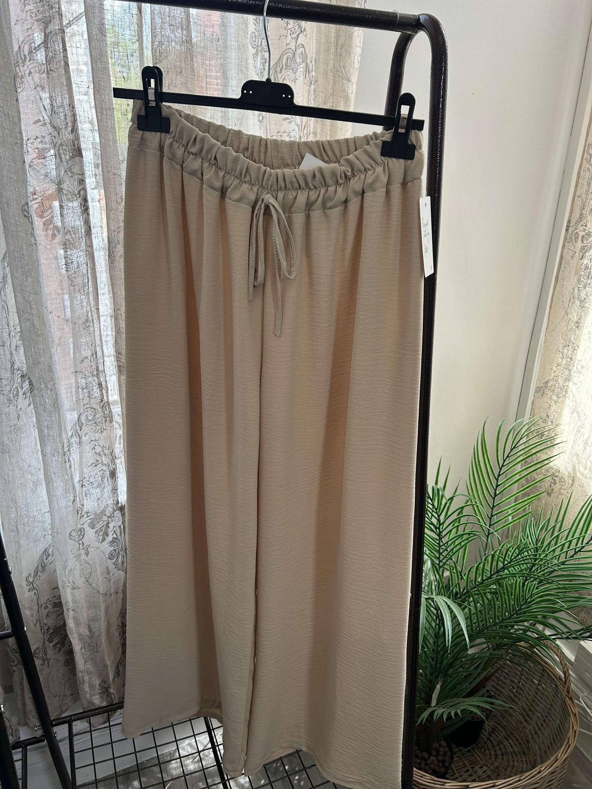 Elegant Wide Leg Palazzo Trousers