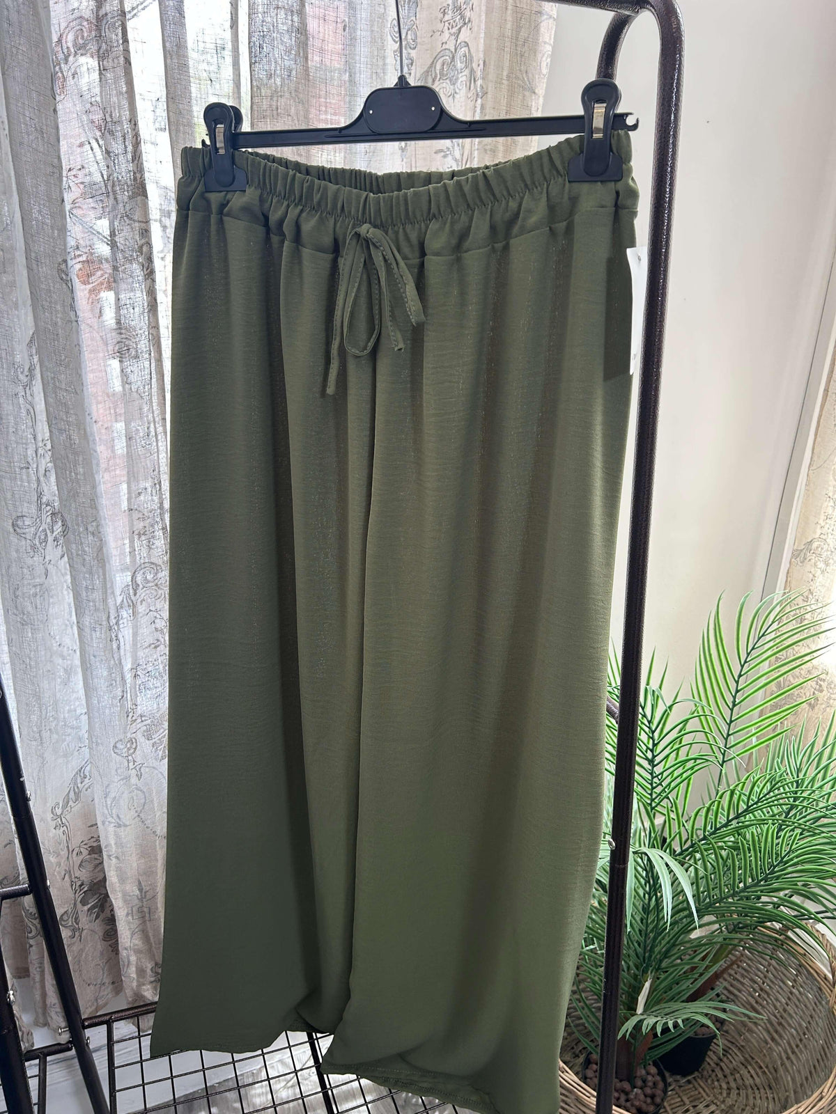 Elegant Wide Leg Palazzo Trousers