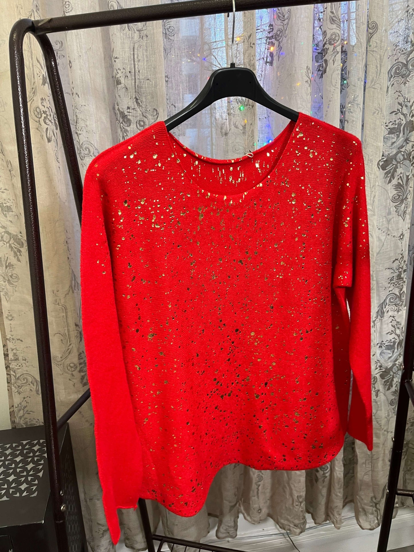 Sparkly Penelope Round Neck Super Soft Knit Jumper
