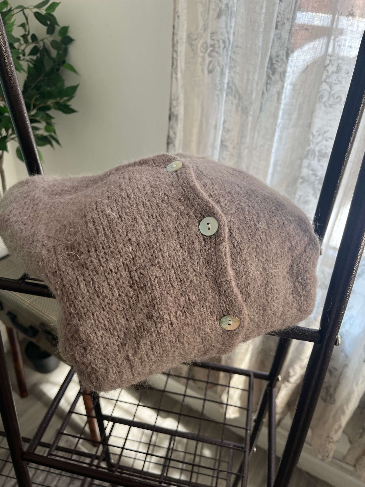 Trudi Long Sleeve Mohair Cardigan