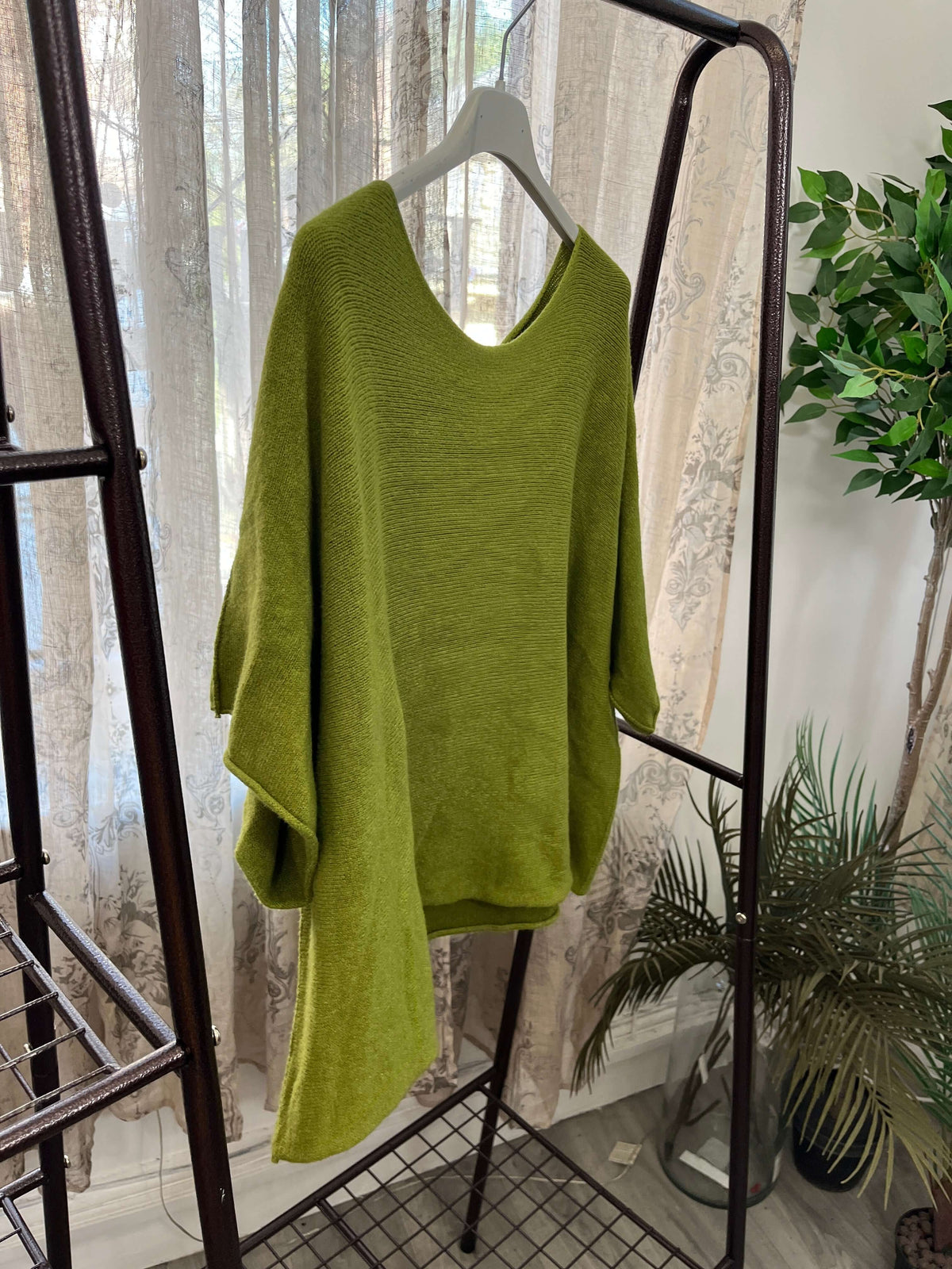 Torzi Boxy Swing Fine Knit Jumper