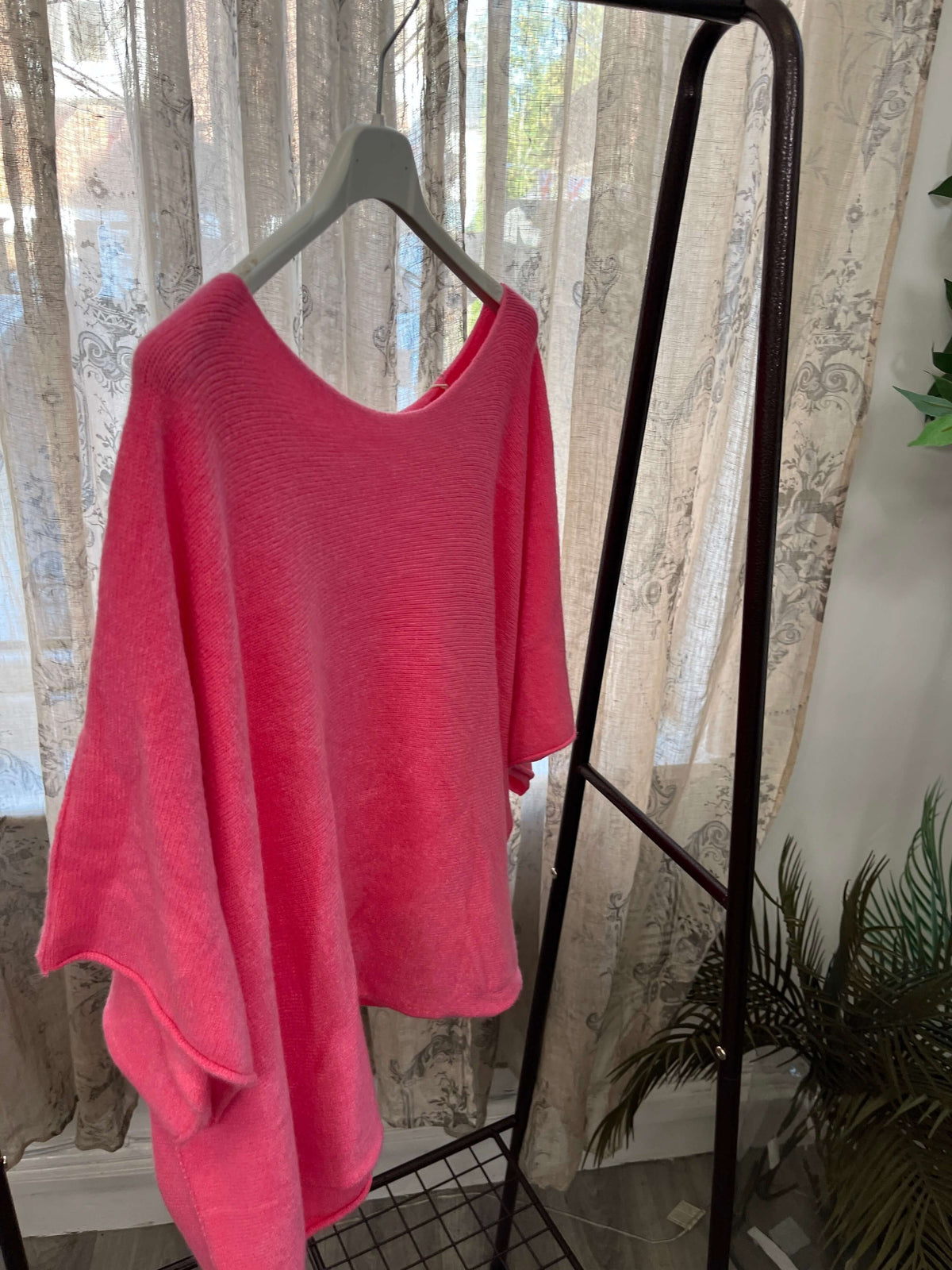 Torzi Boxy Swing Fine Knit Jumper