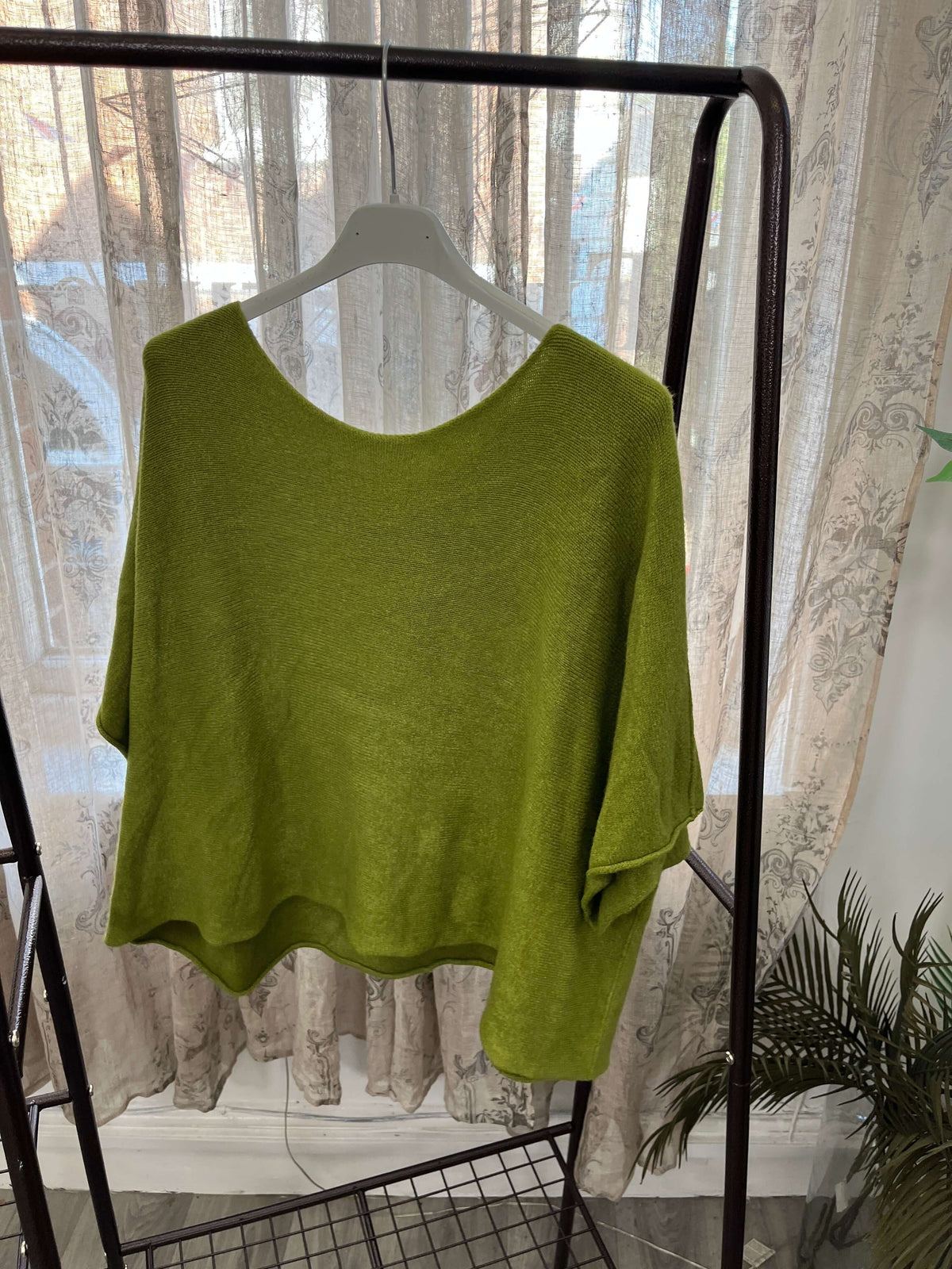 Torzi Boxy Swing Fine Knit Jumper