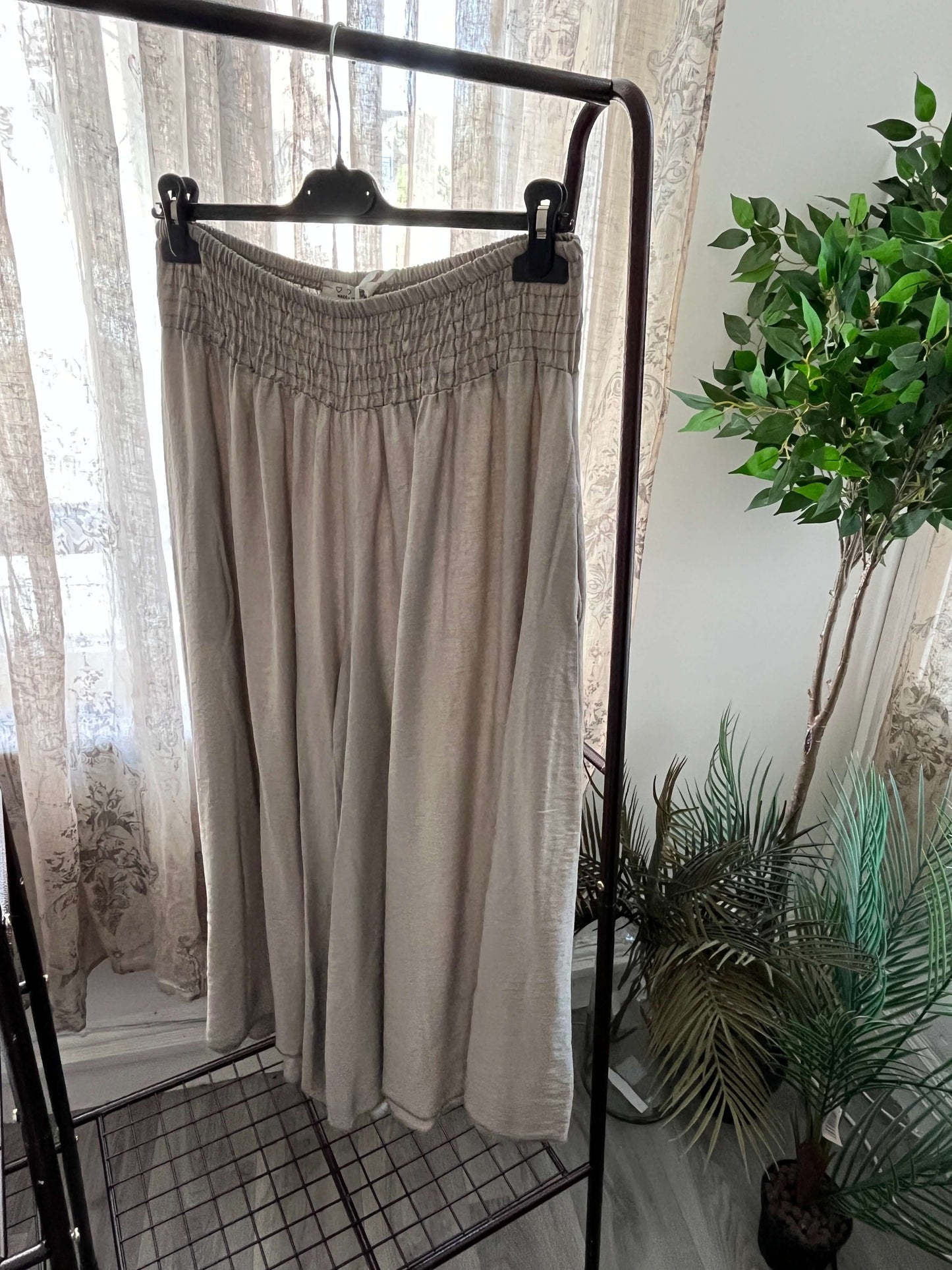 Olive Elasticated Cullottes
