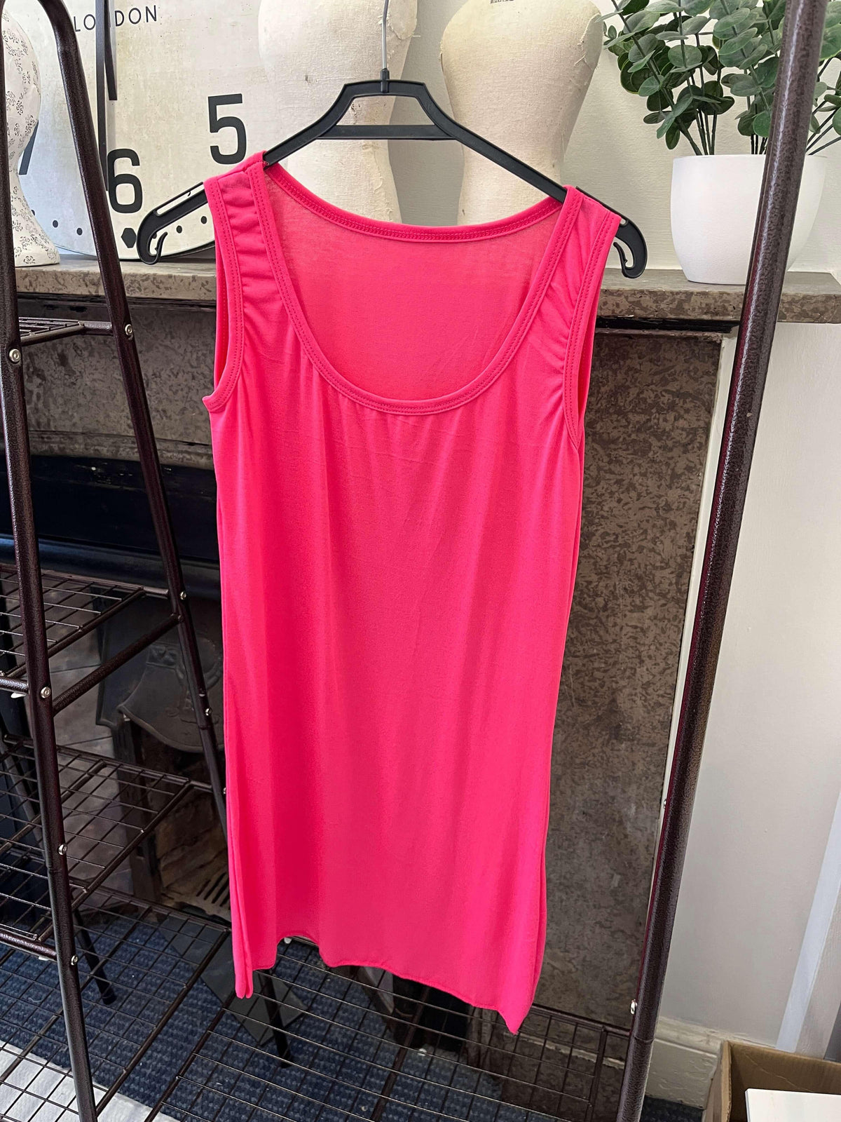 Azalea Longline Round Neck Vest Top