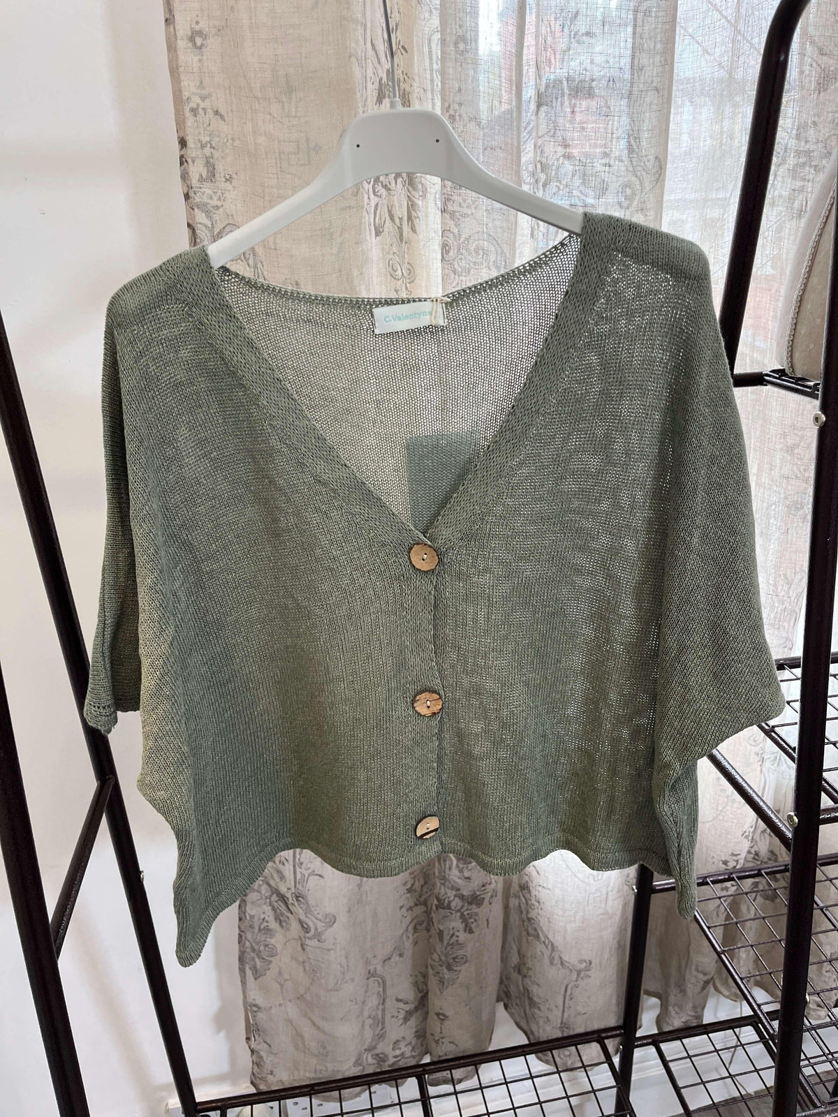 Aimee Cute Button Layering Cardi