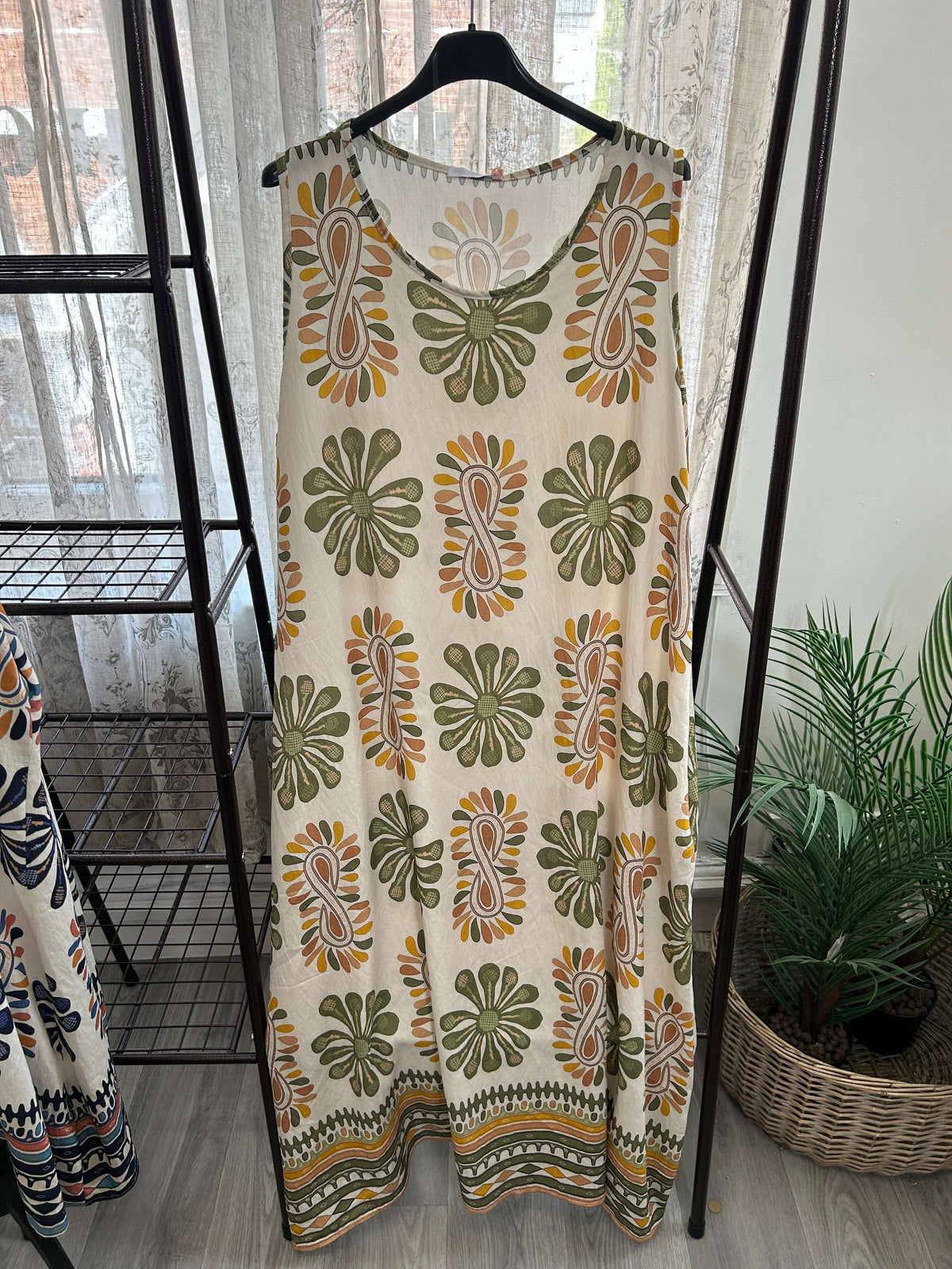 Patterned Maxi Sundress