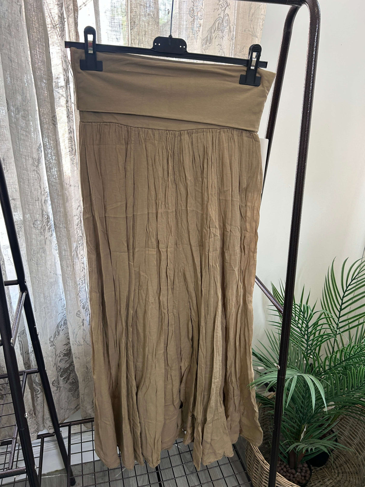 Lizzie Cotton Maxi Length Skirt