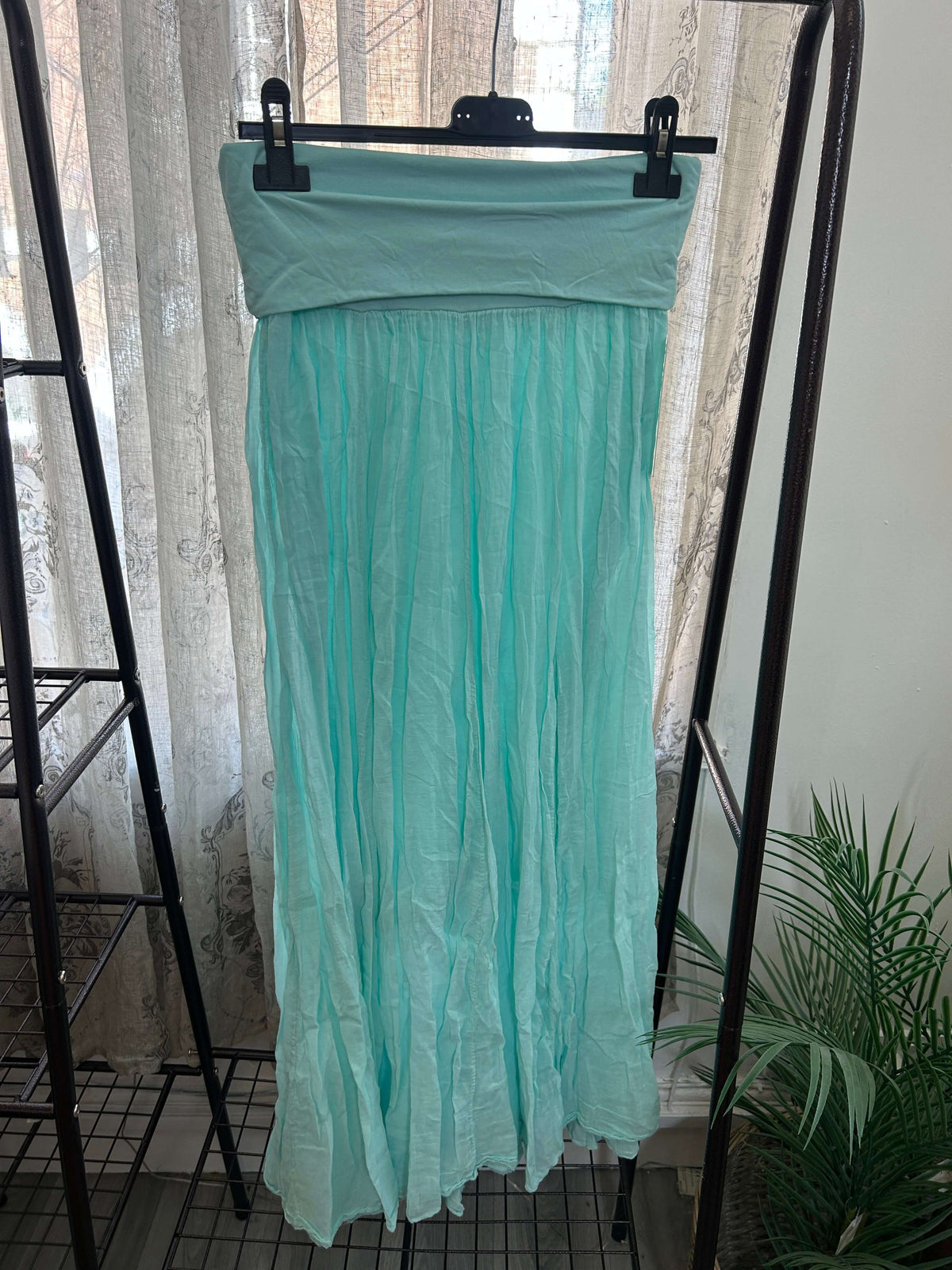 Lizzie Cotton Maxi Length Skirt