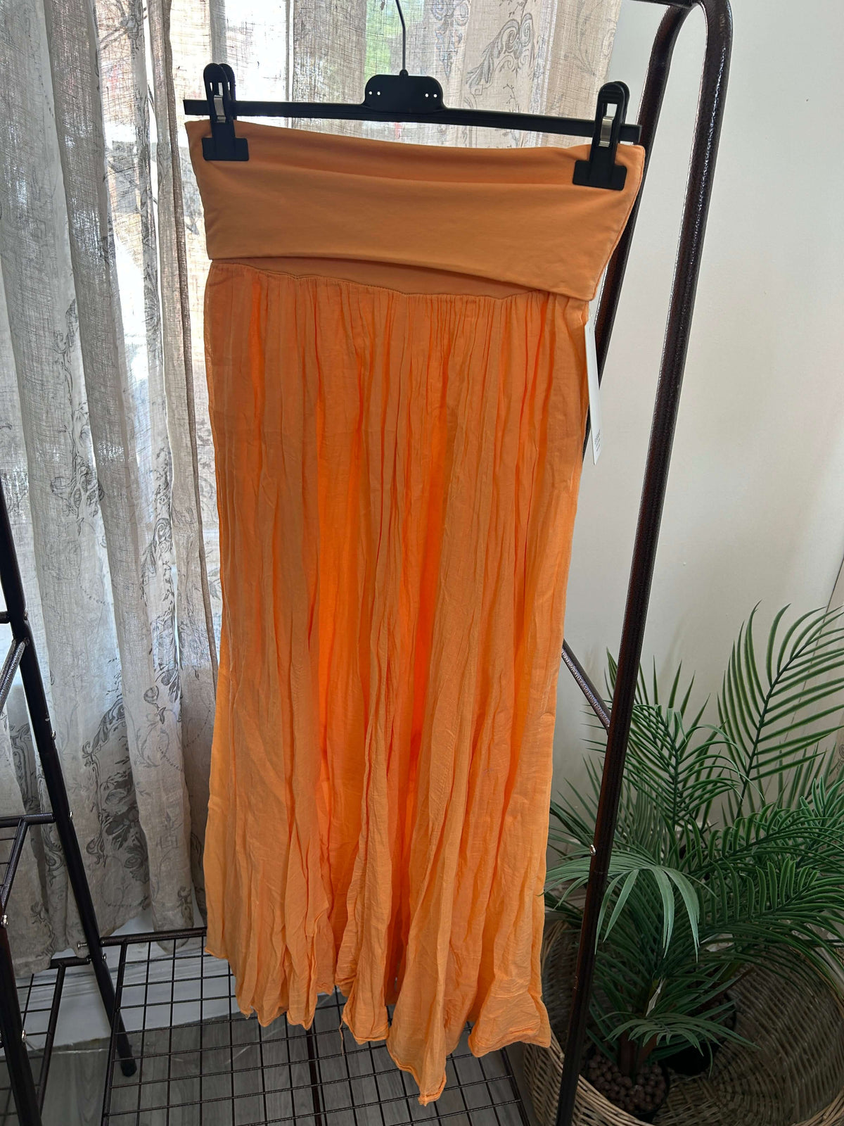 Lizzie Cotton Maxi Length Skirt