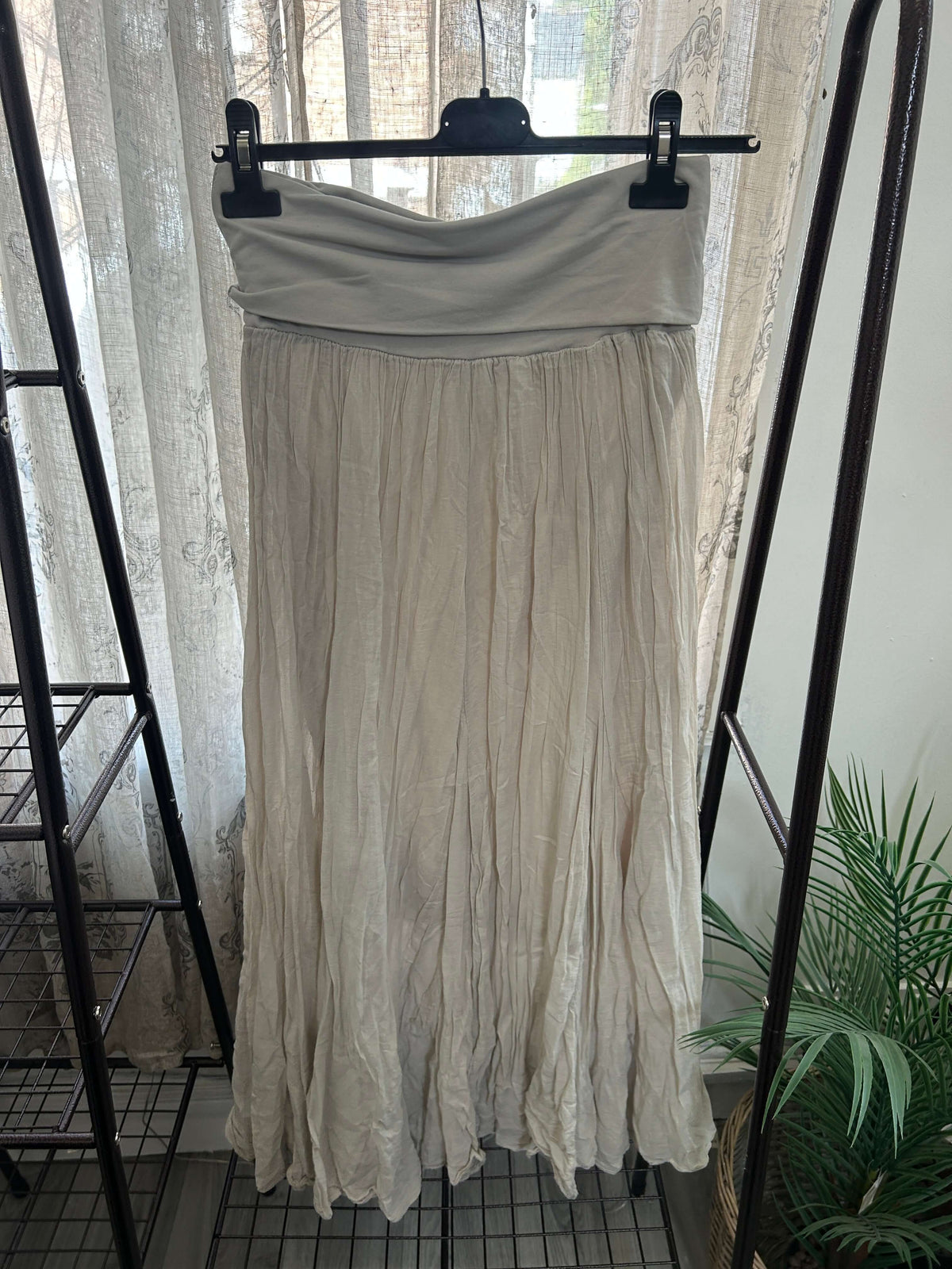 Lizzie Cotton Maxi Length Skirt