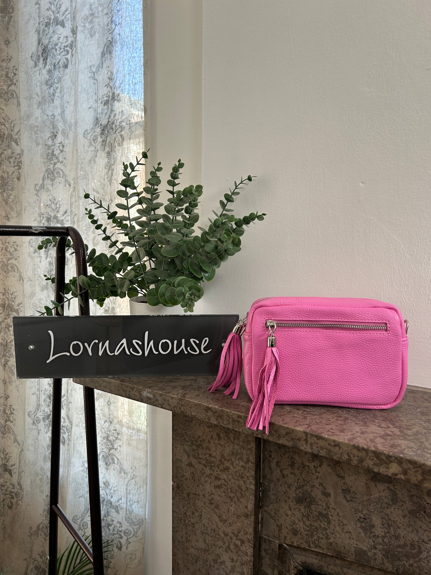 Ladies Leather Tassel Bag