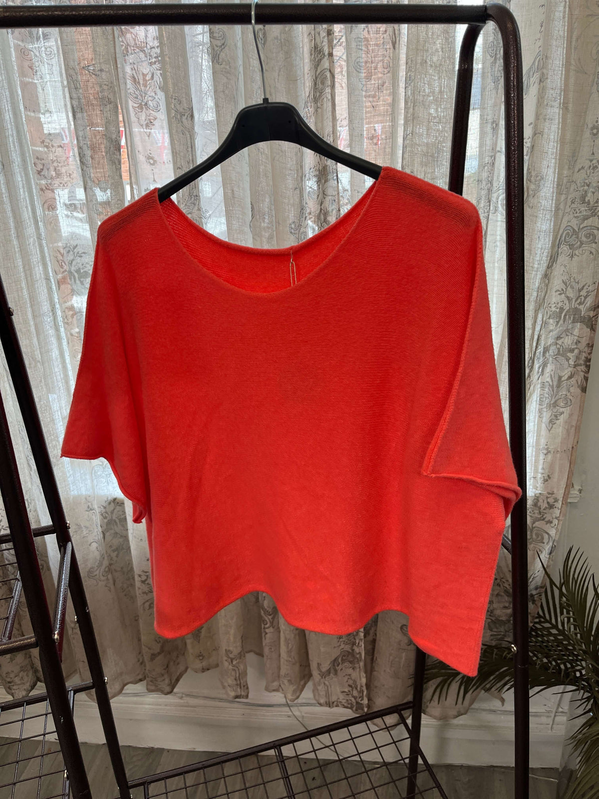 Torzi Boxy Swing Fine Knit Jumper