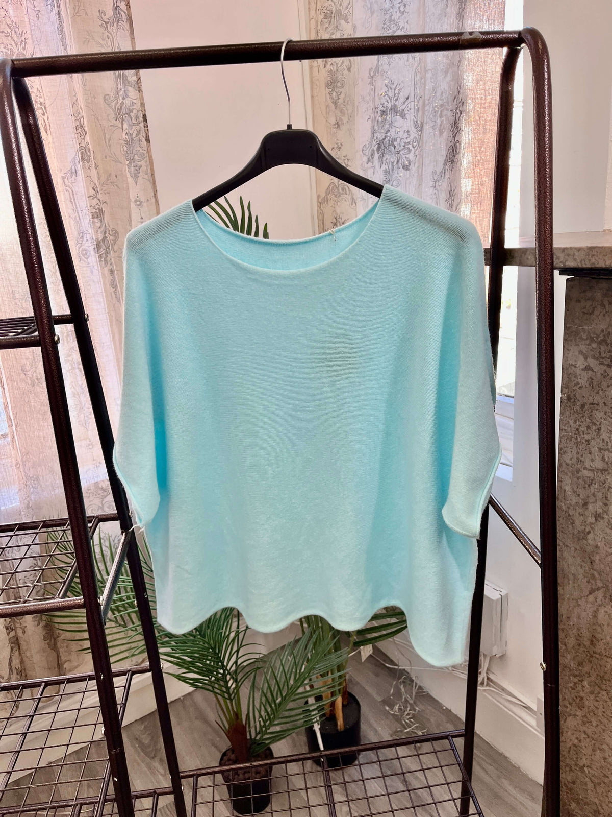 Torzi Boxy Swing Fine Knit Jumper