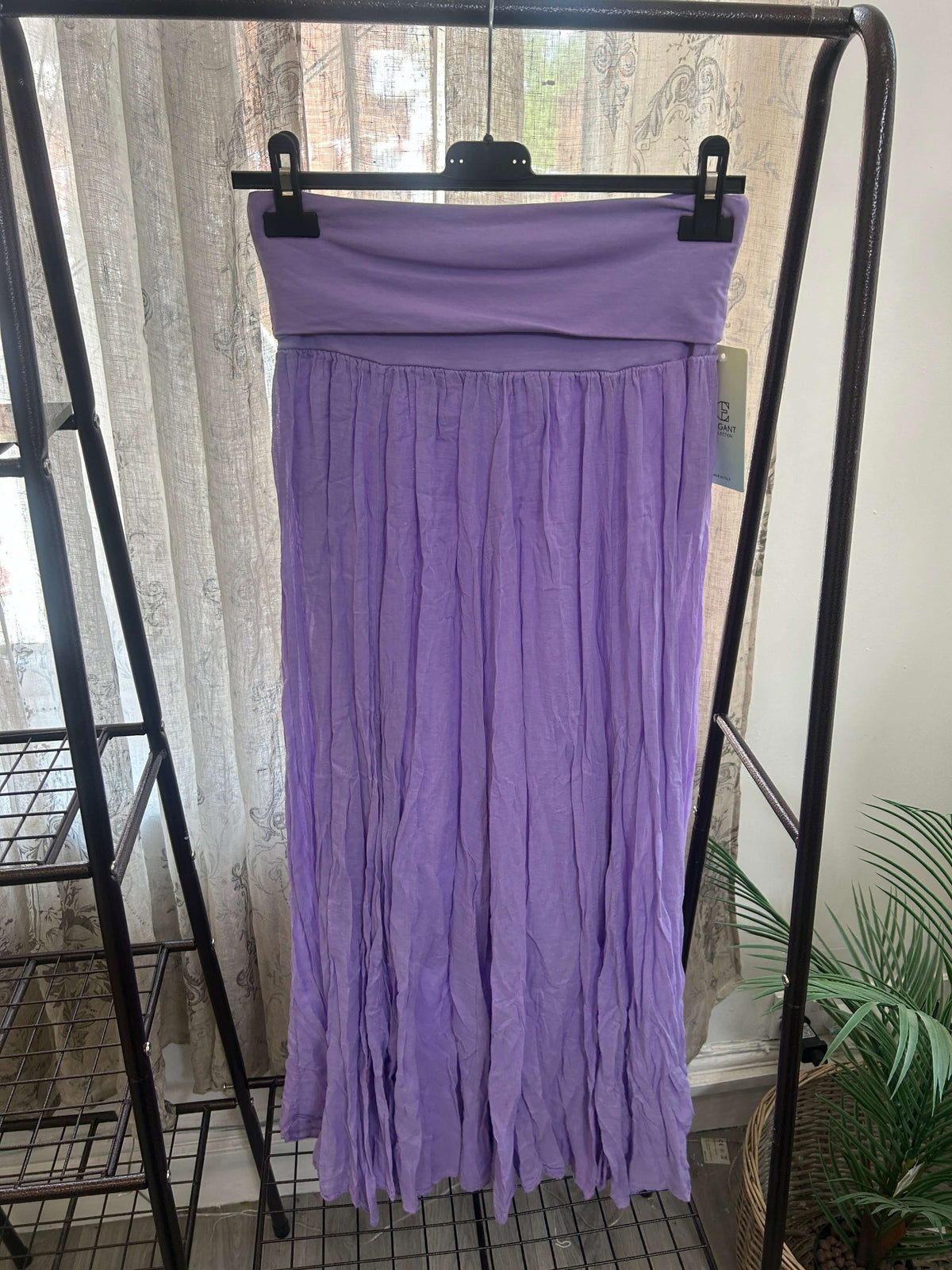 Lizzie Cotton Maxi Length Skirt