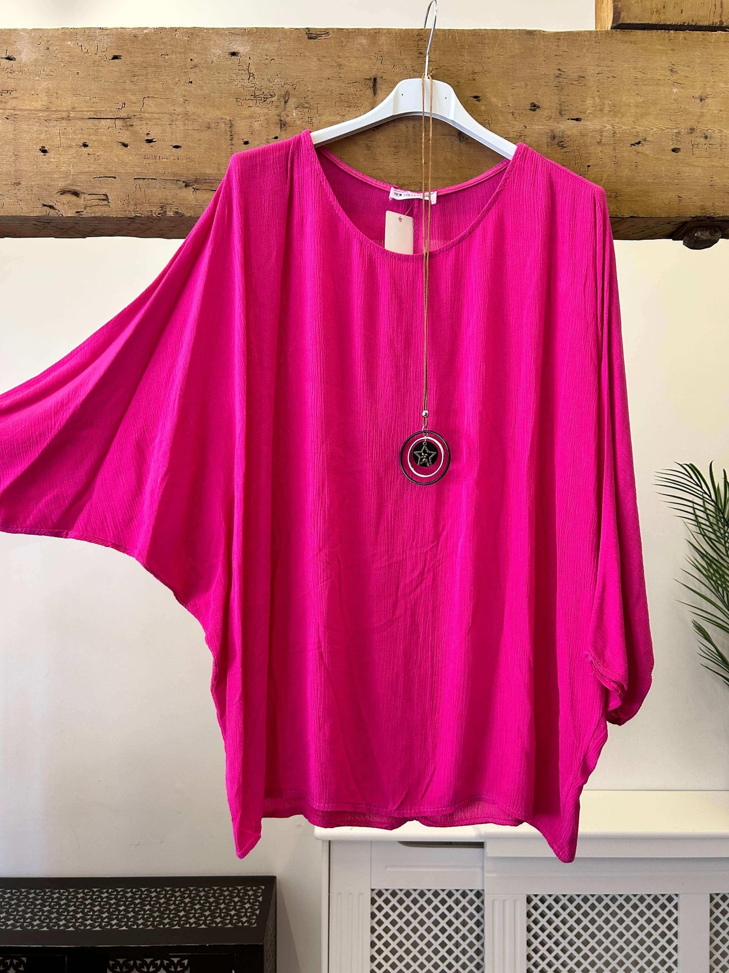Ladies Crepe Batwing Top