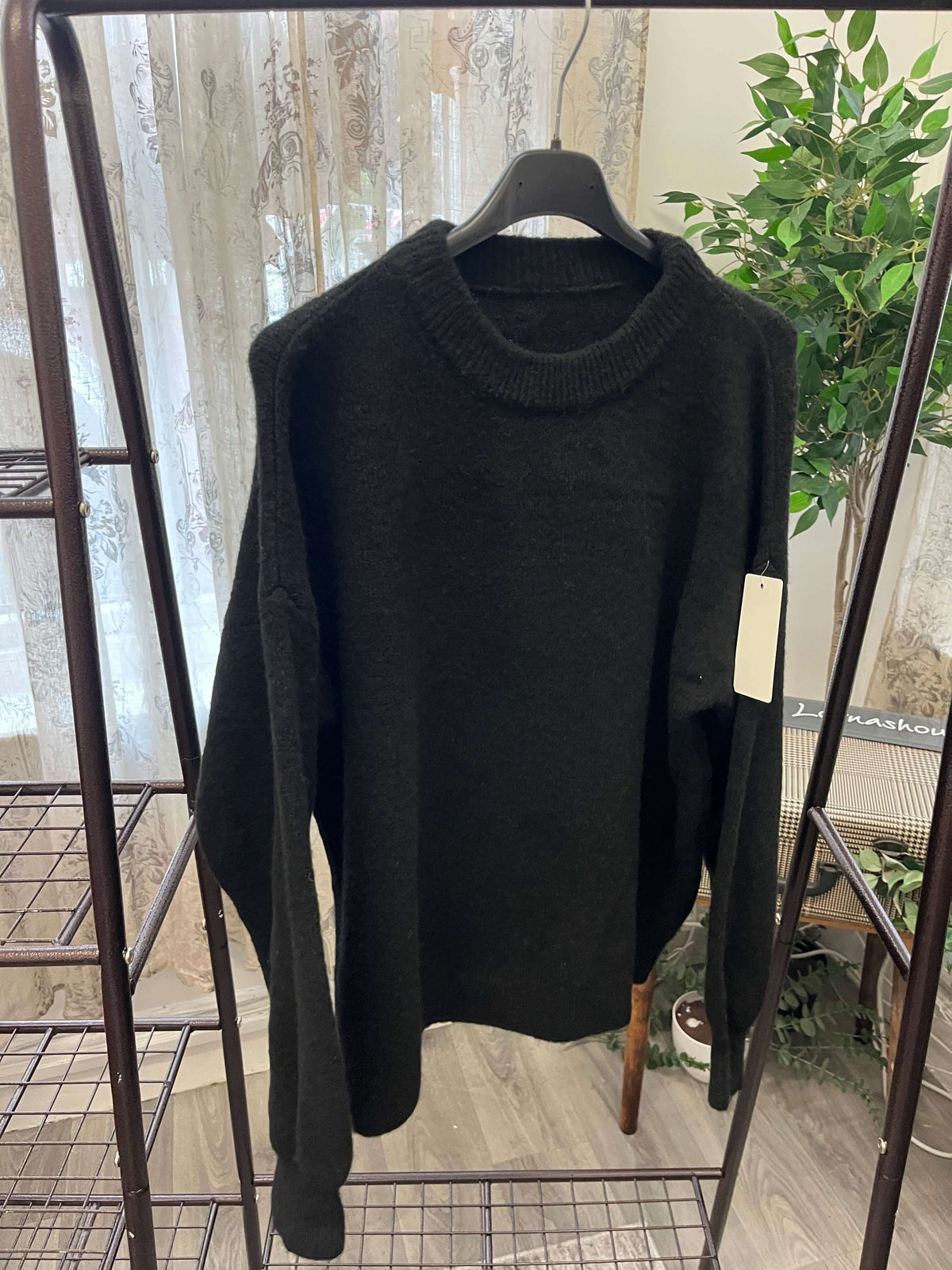Tiffany Crew Neck Wool Blend Jumper