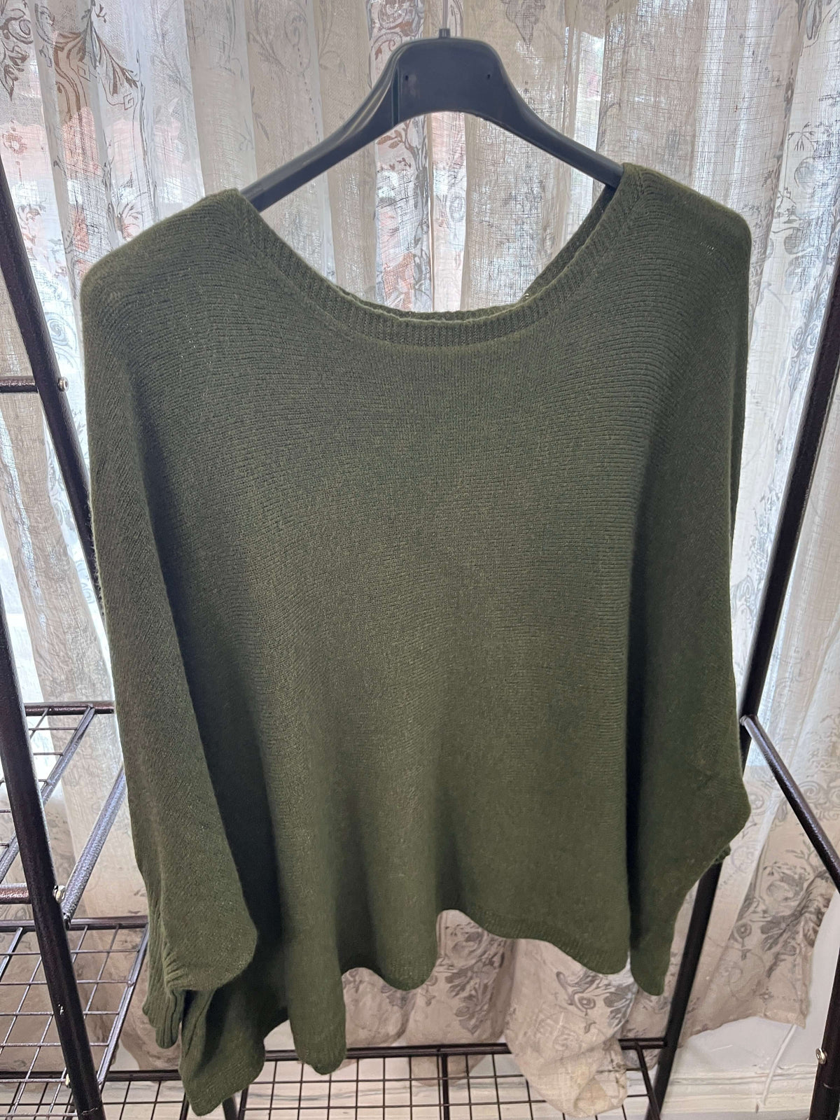Bertie Boat Neck Batwing Jumper