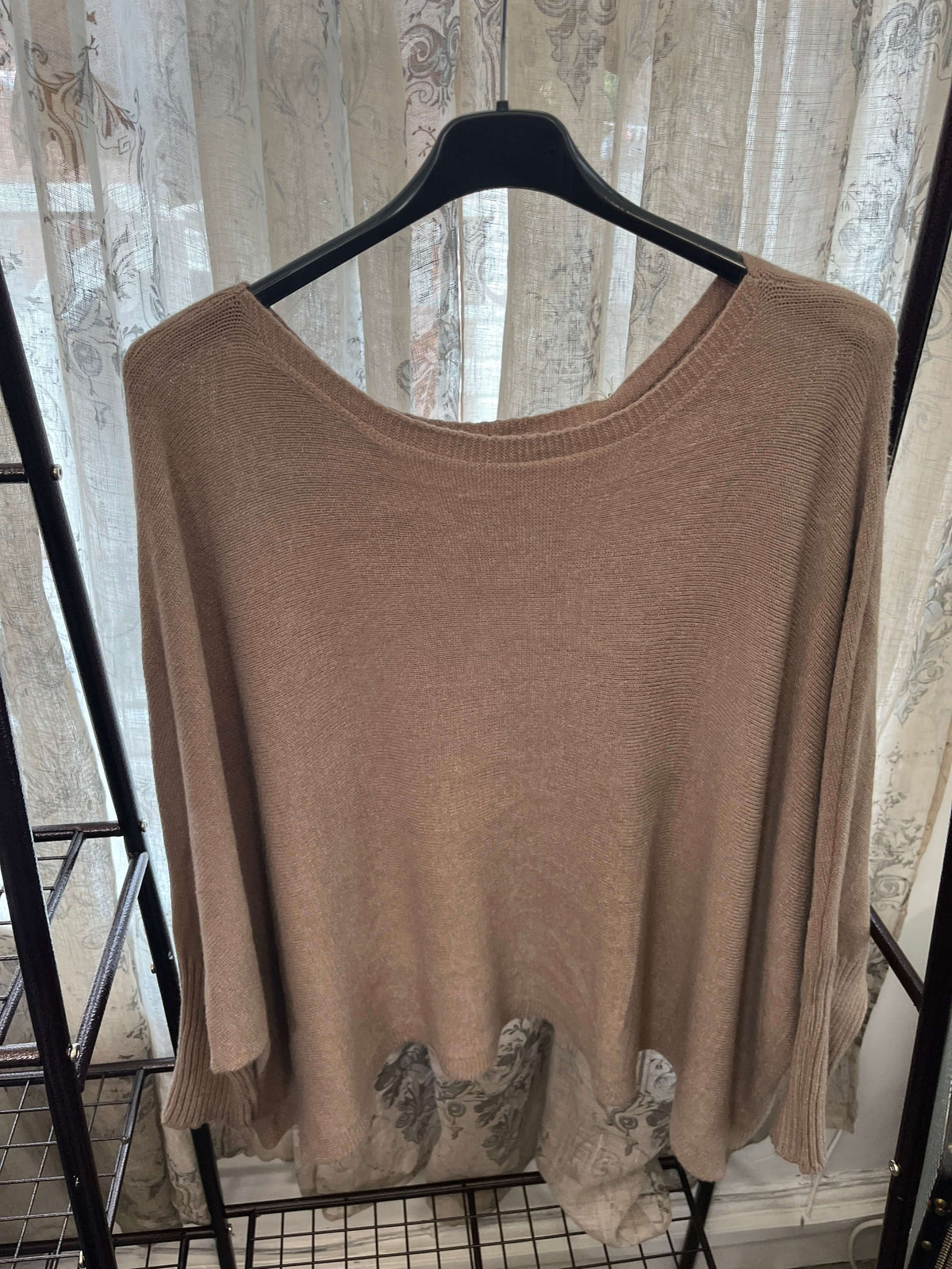 Bertie Boat Neck Batwing Jumper