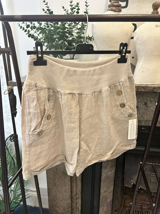 Made in Italy Linen Shorts - Regular