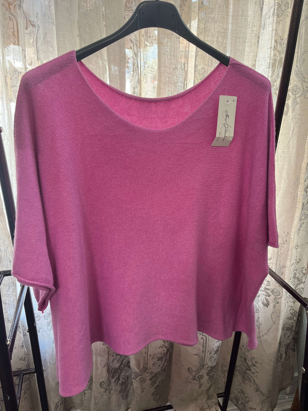 Torzi Boxy Swing Fine Knit Jumper