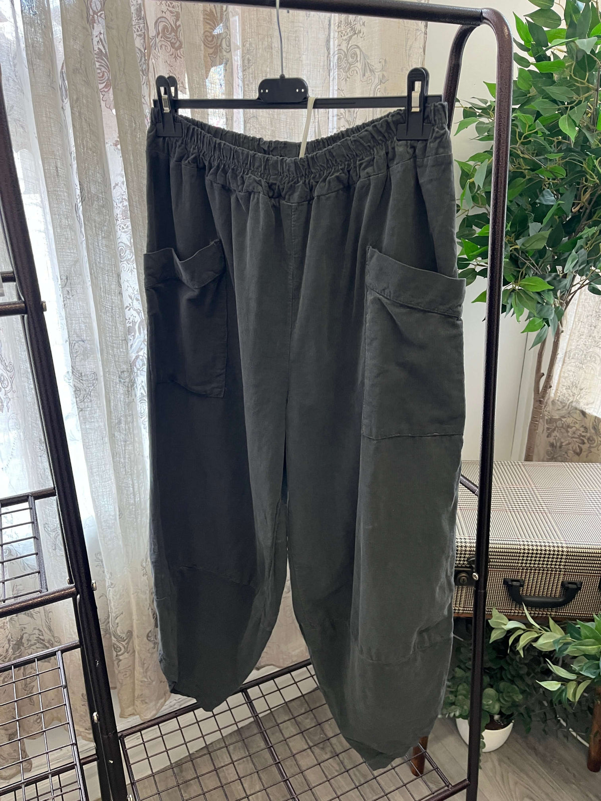 Ladies Needlecord Tulip Trousers