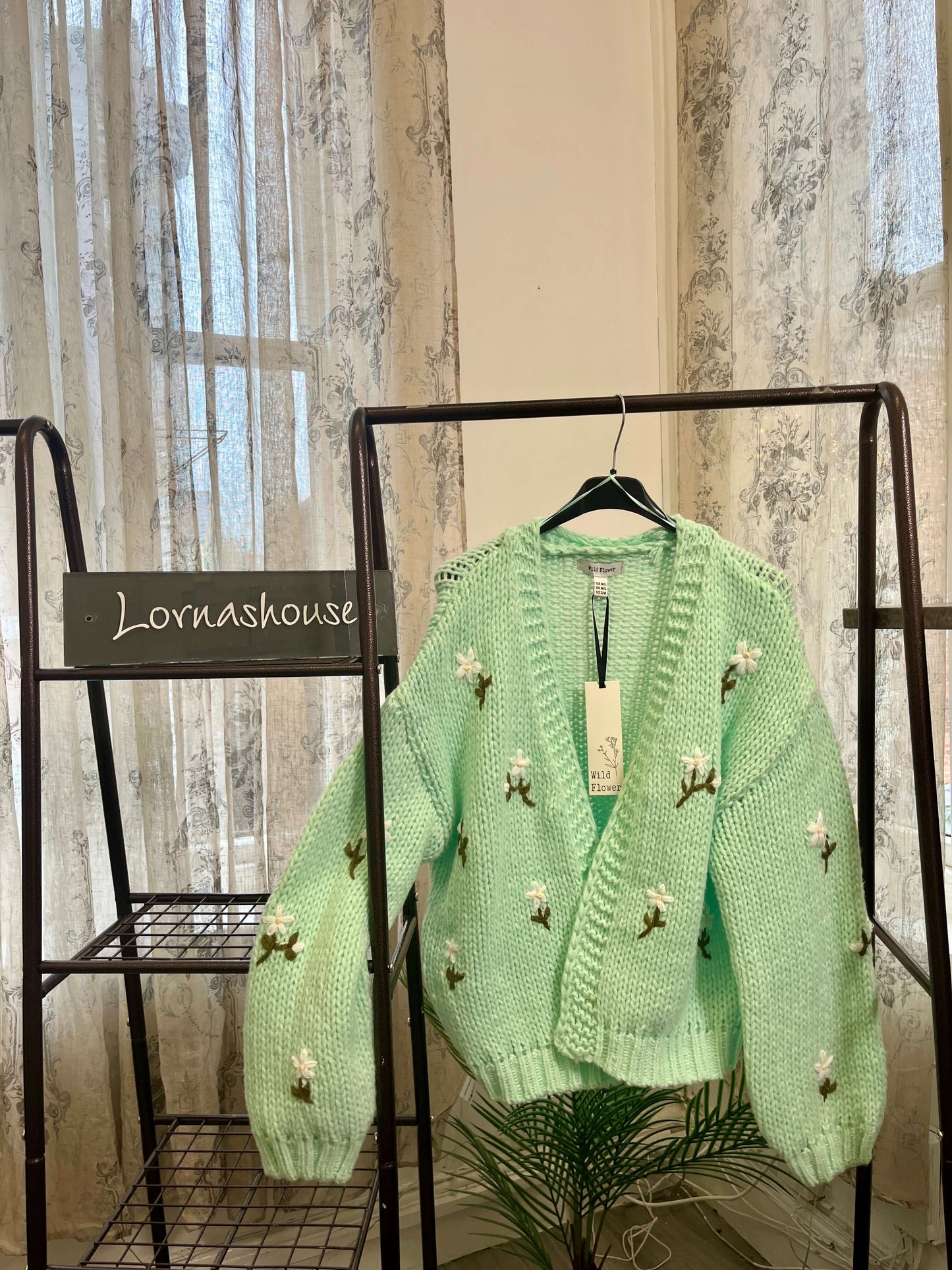 Wildflower Mint Cardigan