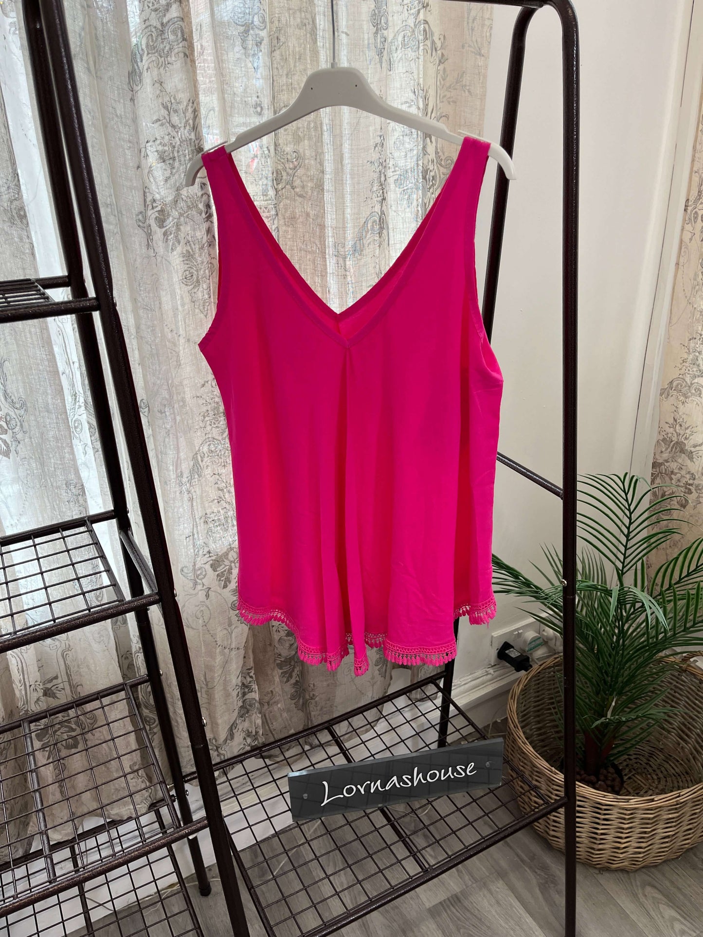 Tammie Tassel Fringe vest Top