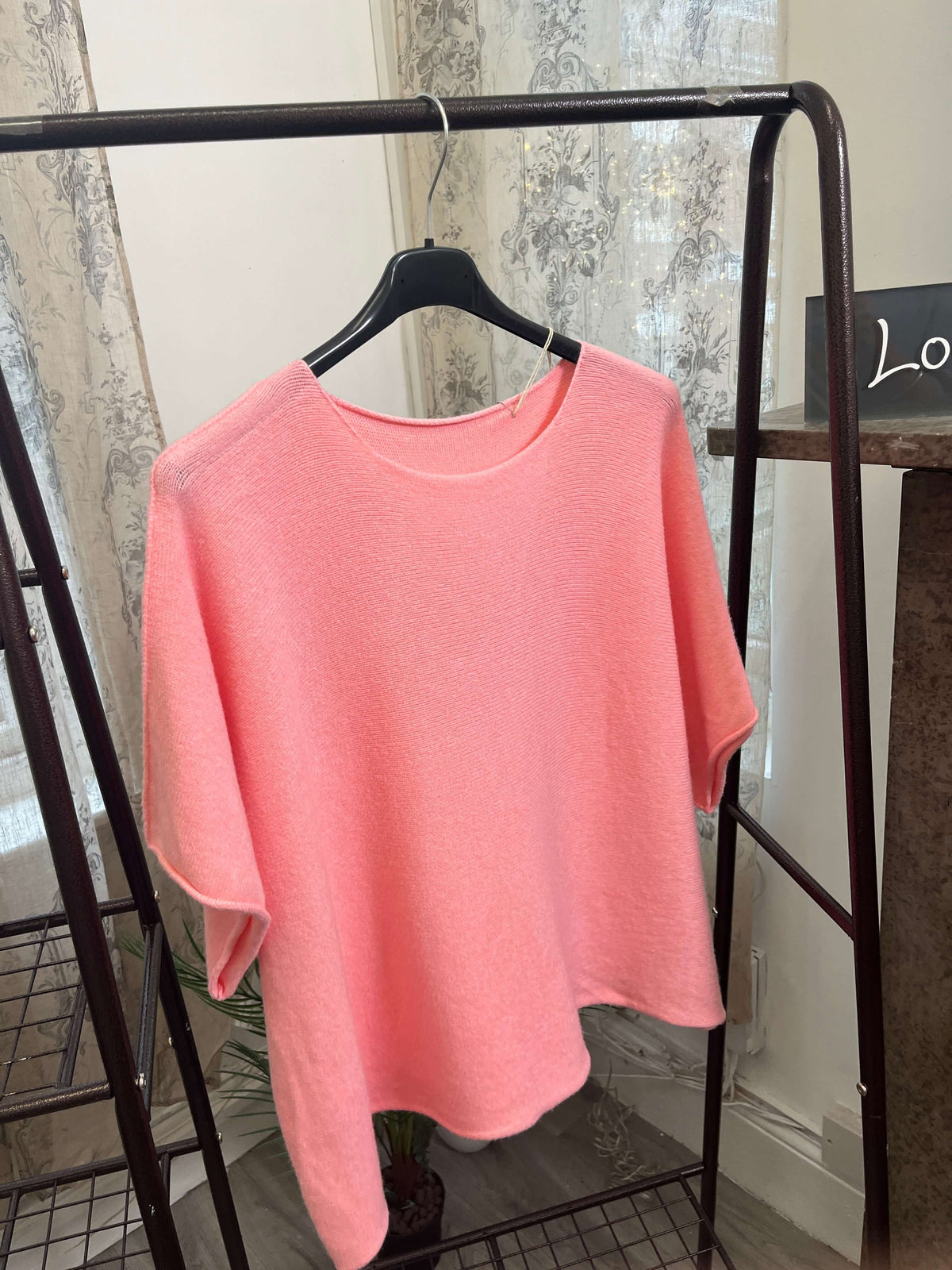 Torzi Boxy Swing Fine Knit Jumper