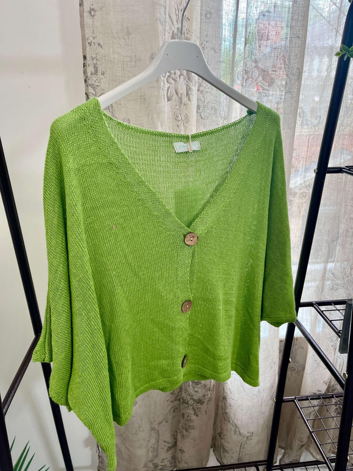 Aimee Cute Button Layering Cardi