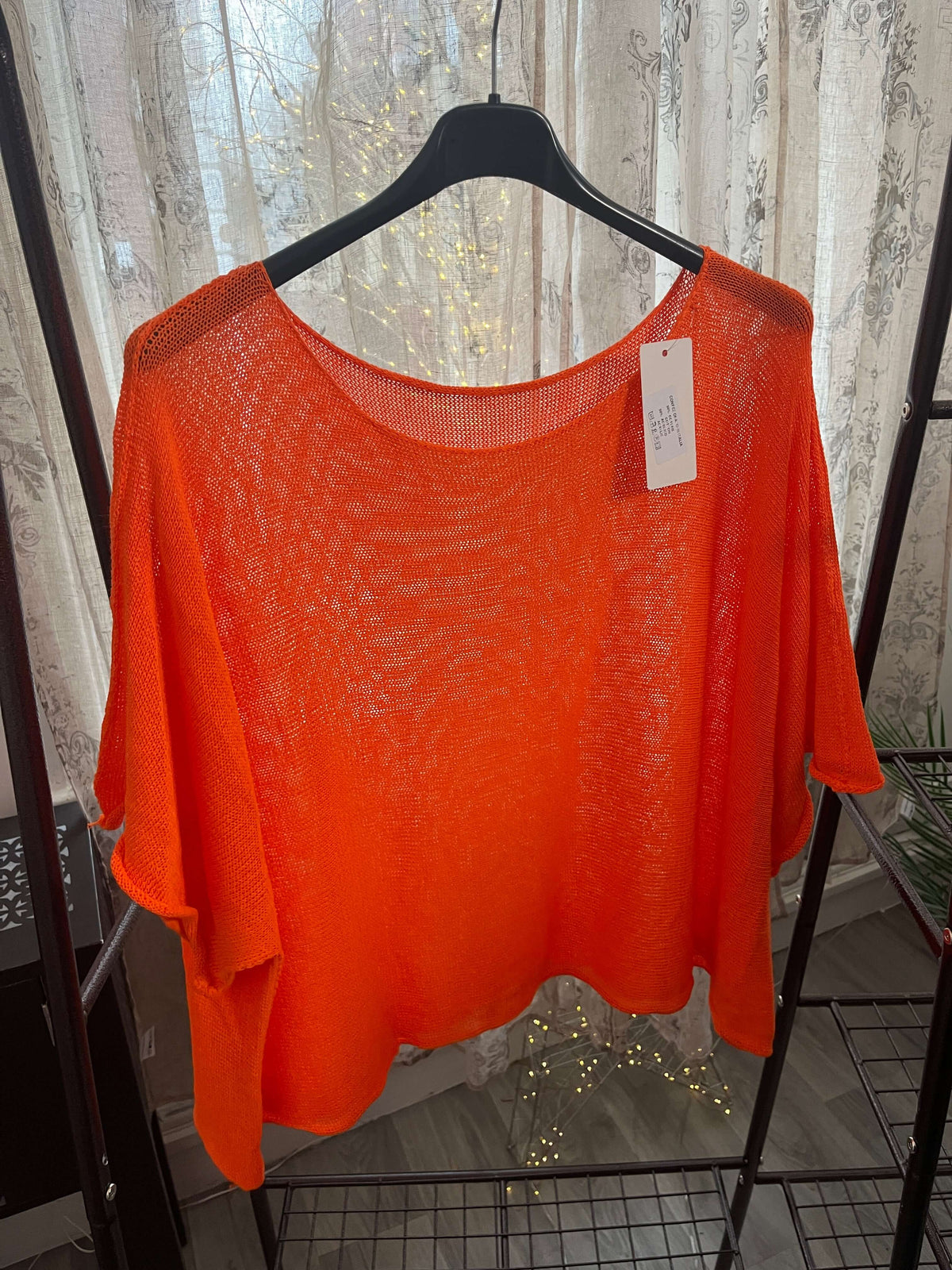 Torzi-Jane Boxy Swing Woven Knit Jumper
