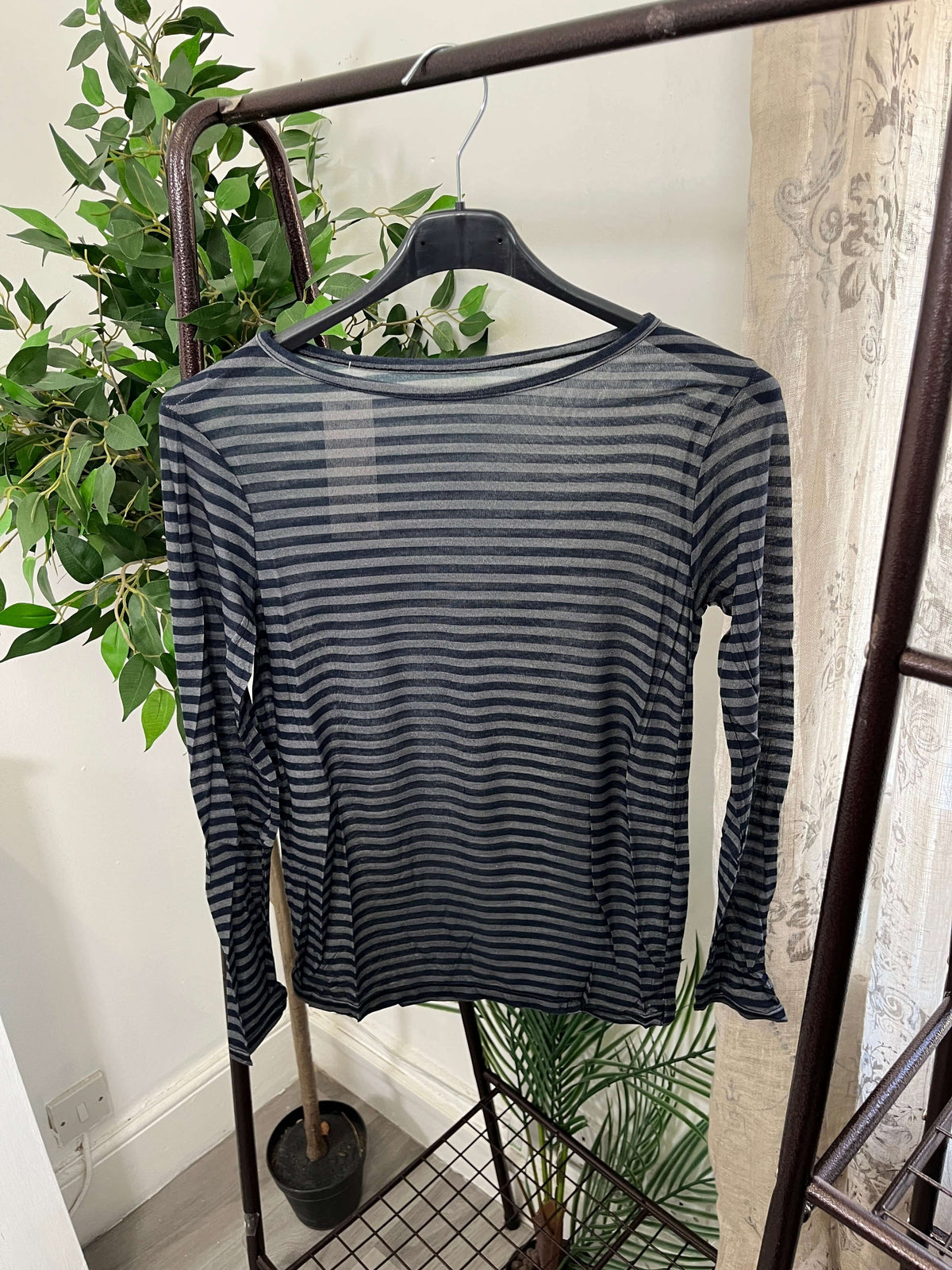 Misto Cashmere Second Skin Striped Top