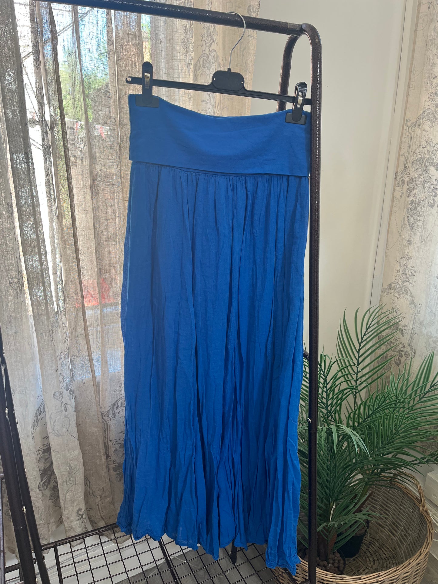 Lizzie Cotton Maxi Length Skirt