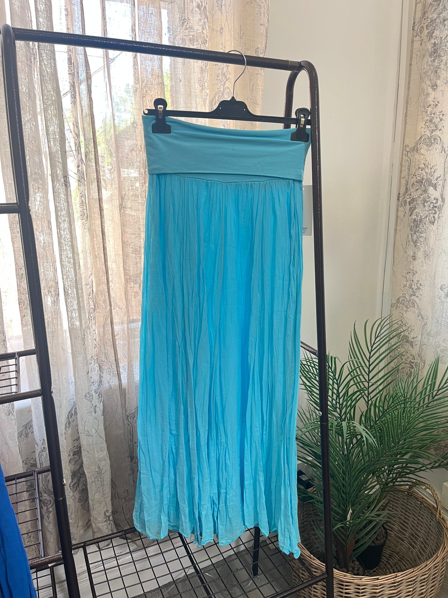 Lizzie Cotton Maxi Length Skirt