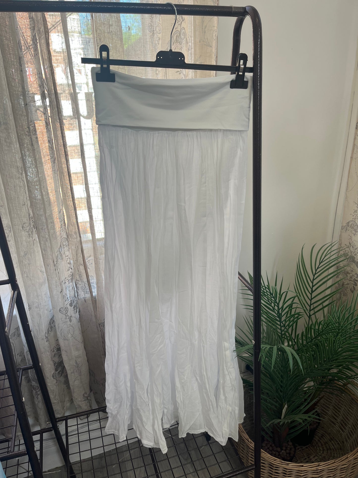 Lizzie Cotton Maxi Length Skirt