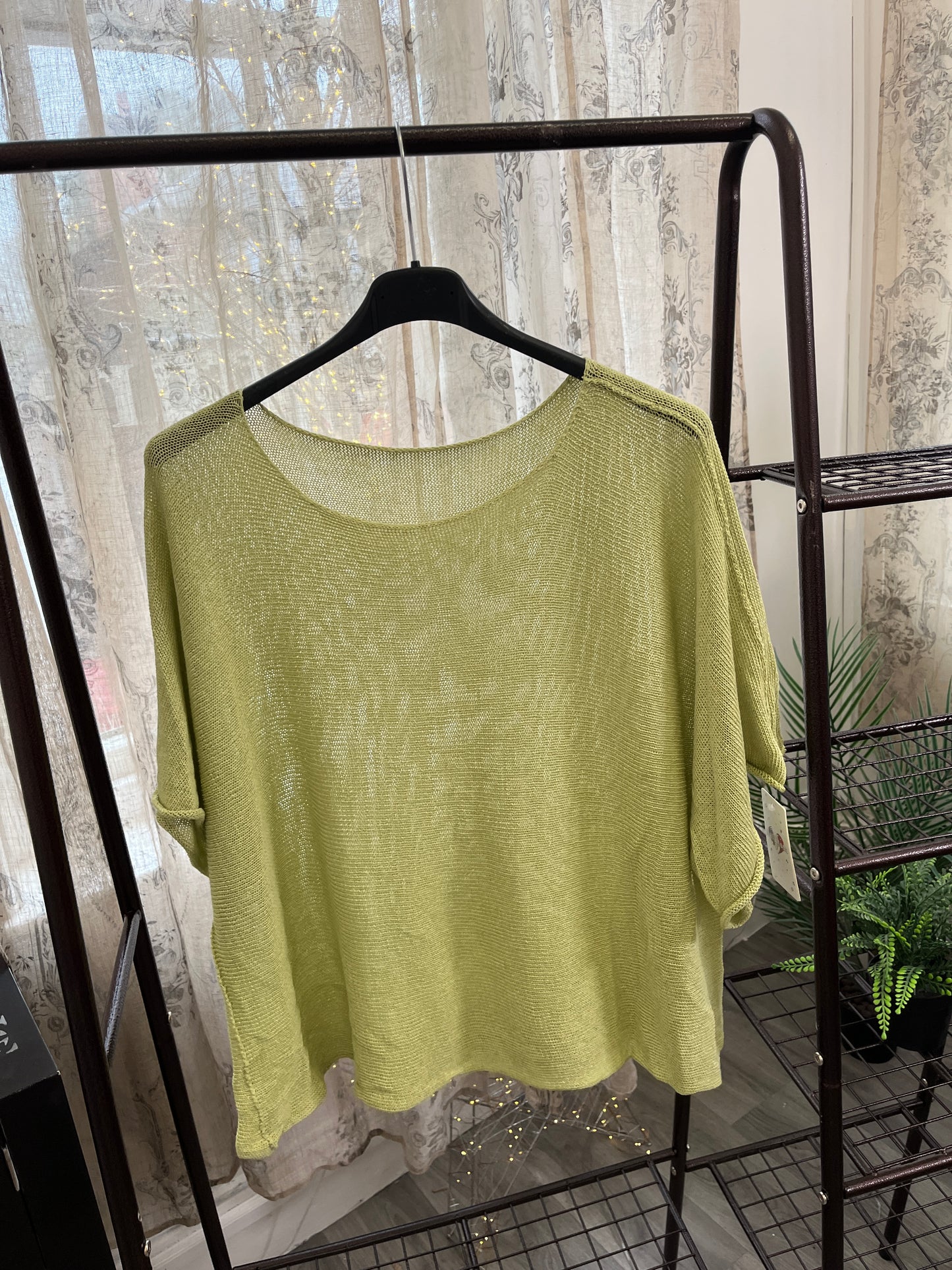 Torzi-Jane Boxy Swing Woven Knit Jumper