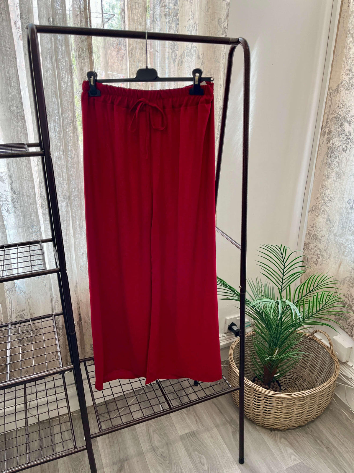 Elegant Wide Leg Palazzo Trousers