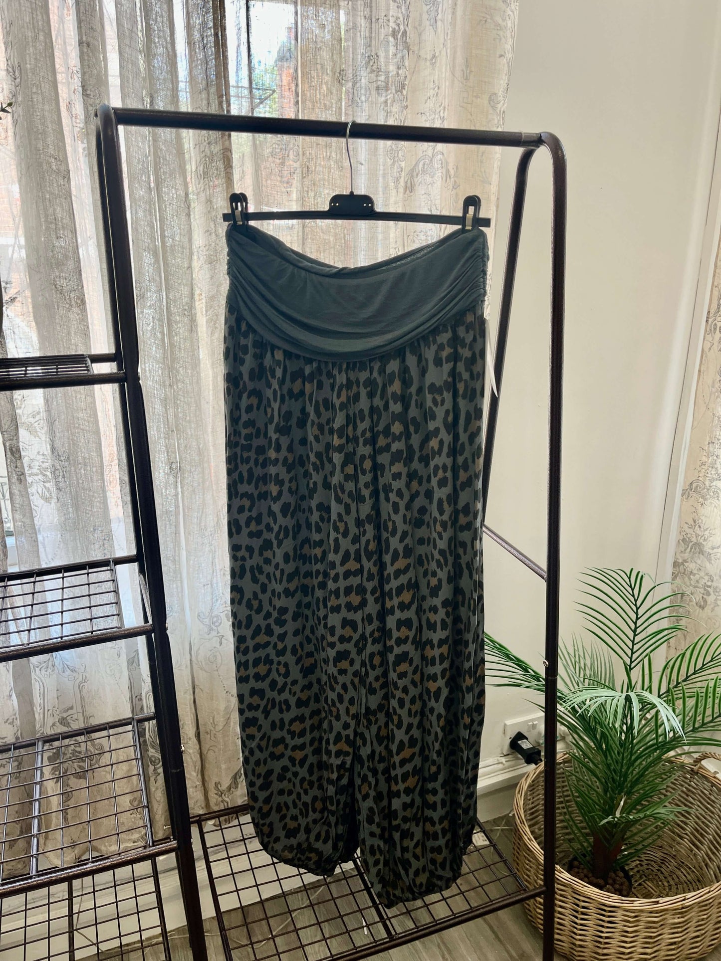 Harem Trouser Slouchies - Leopard