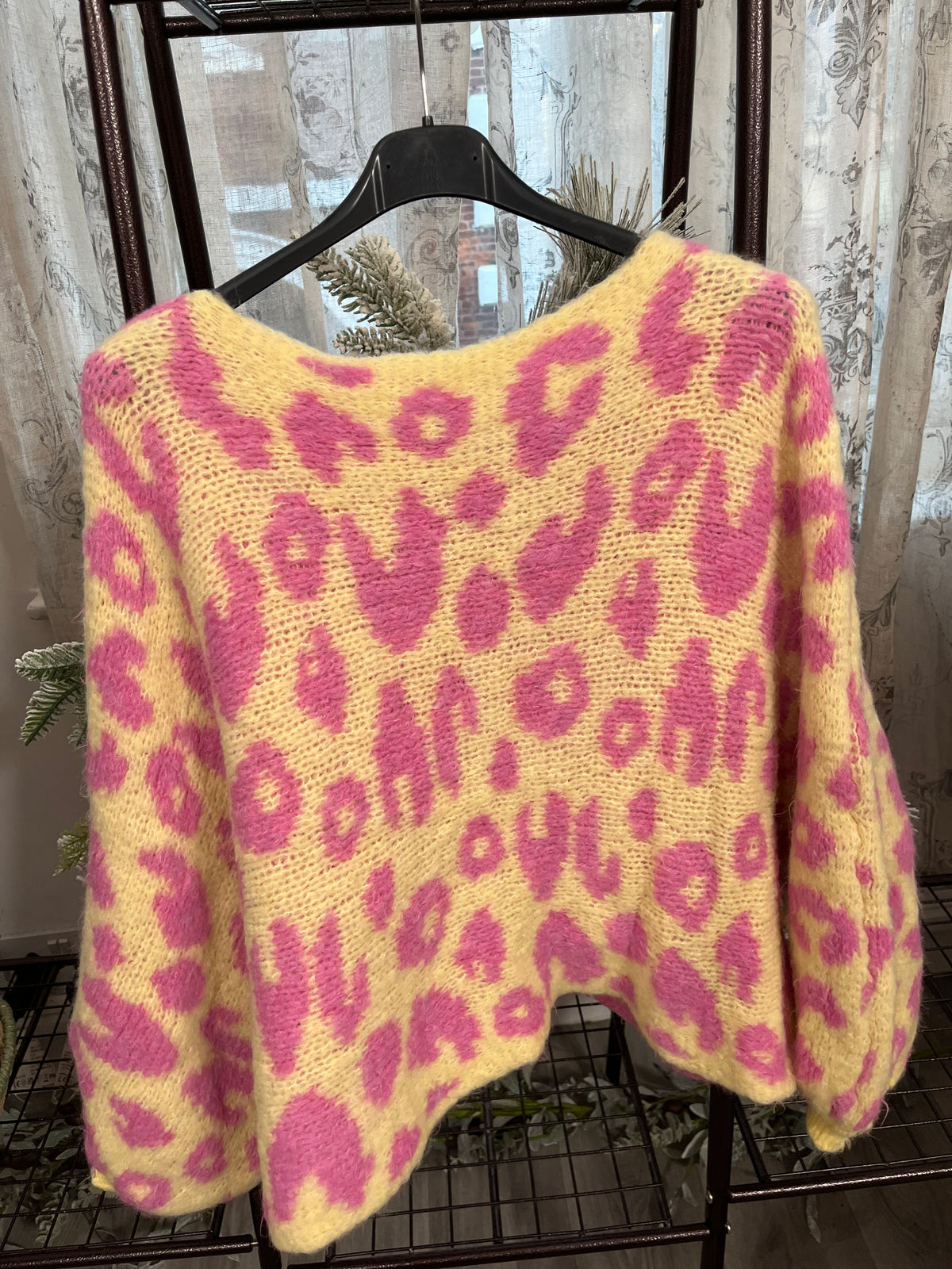 Roxy Leopard Batwing Soft Knit Jumper