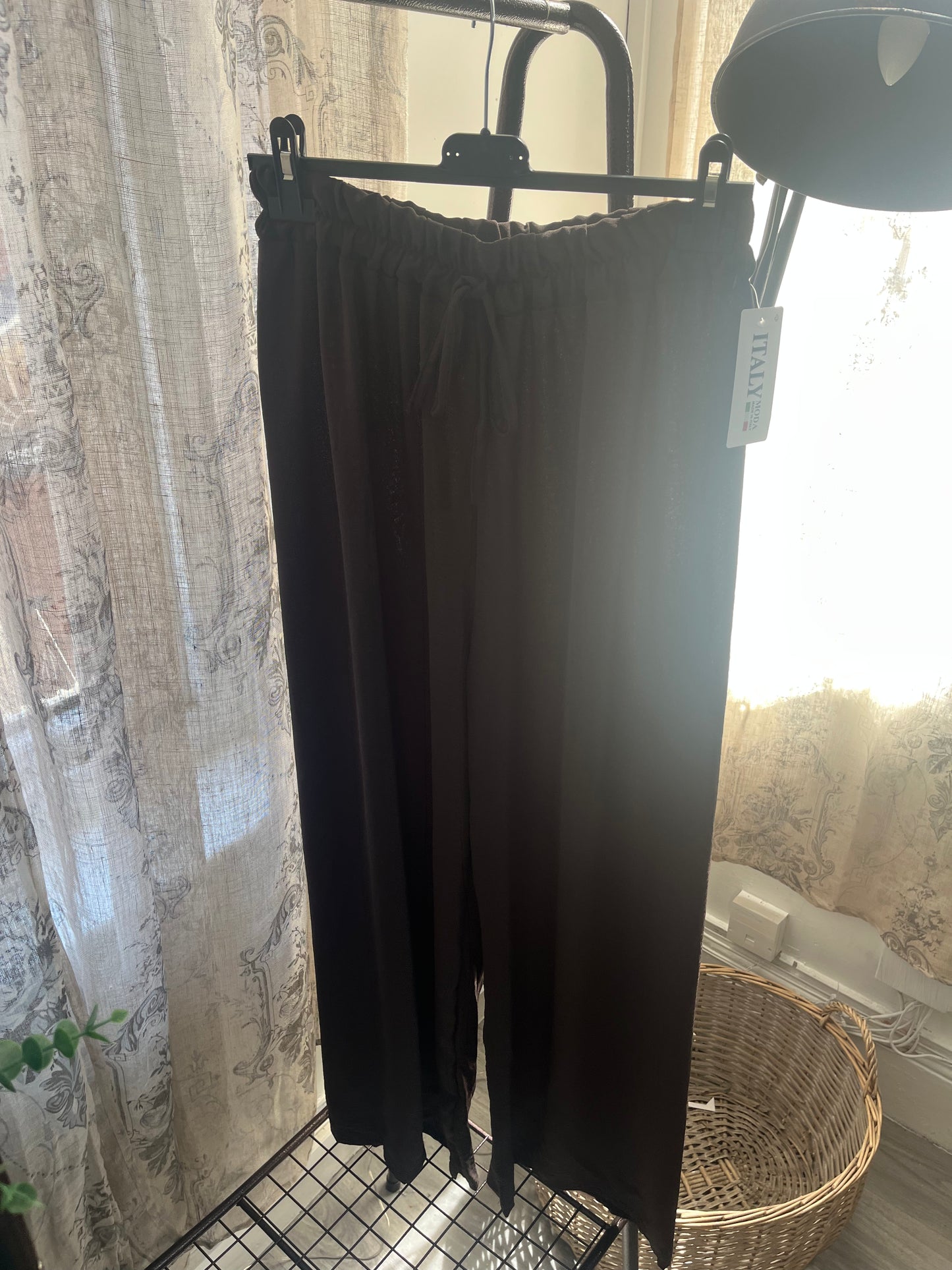 Elegant Wide Leg Palazzo Trousers