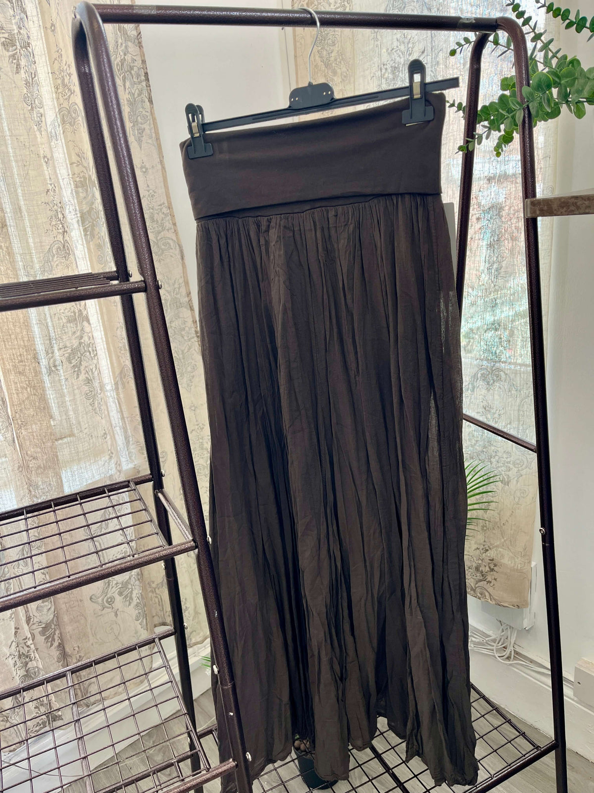 Lizzie Cotton Maxi Length Skirt
