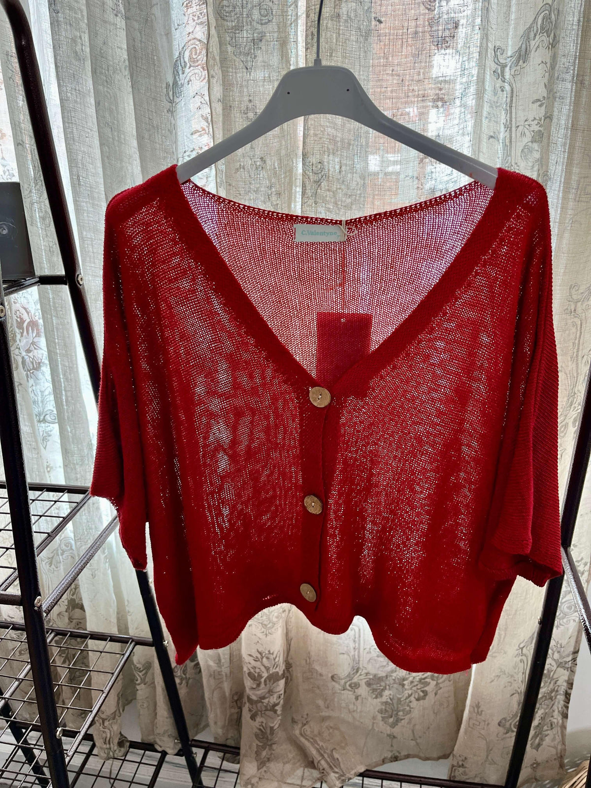 Aimee Cute Button Layering Cardi
