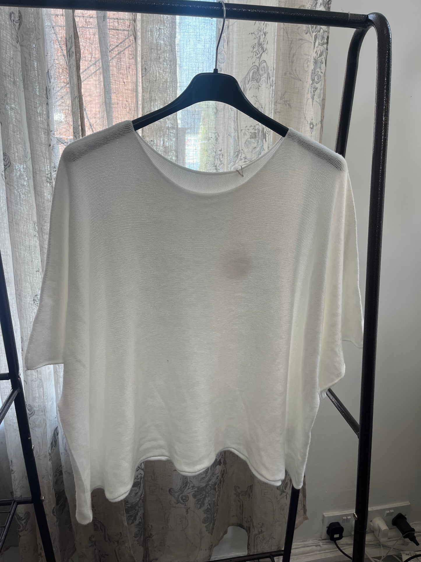 Torzi Boxy Swing Fine Knit Jumper