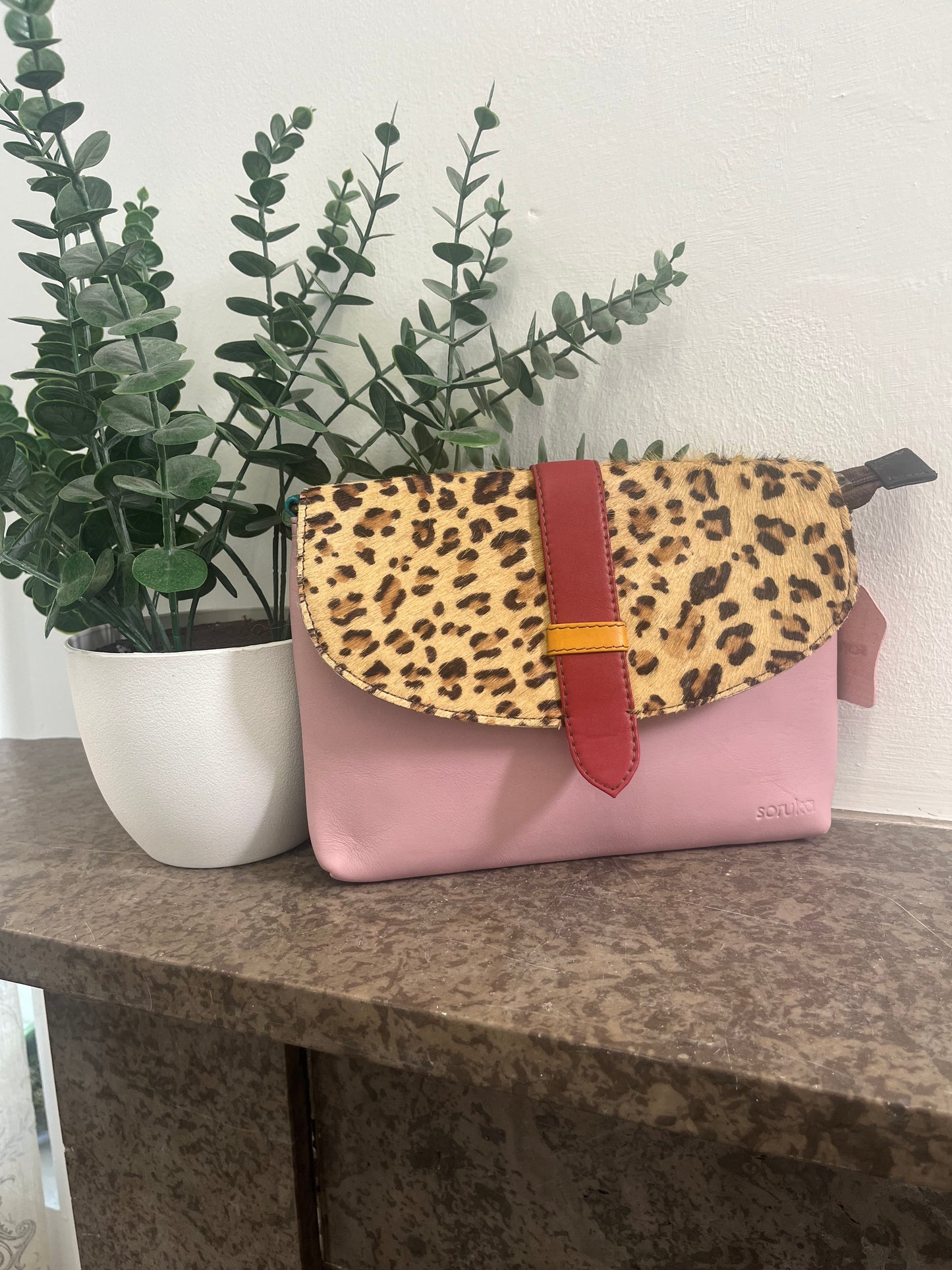 Cheetah Print Soruka Bag